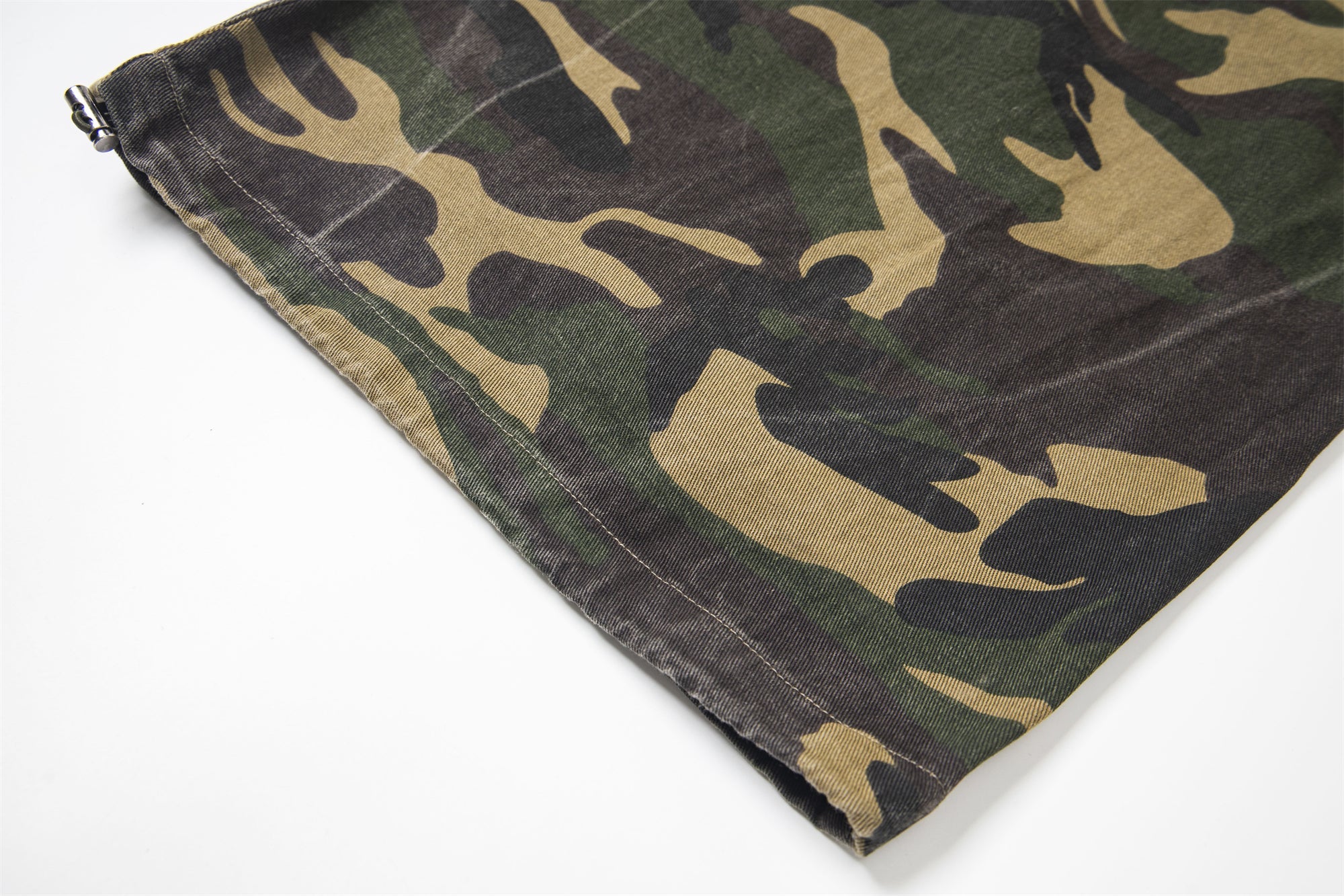 Omirad Camo Wide-Leg Cotton Pants | Military Streetwear