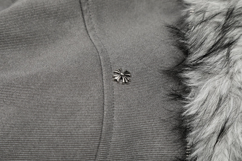 Omirad Faux-Fur Lined Suede Bomber Jacket | Oversized Streetwear