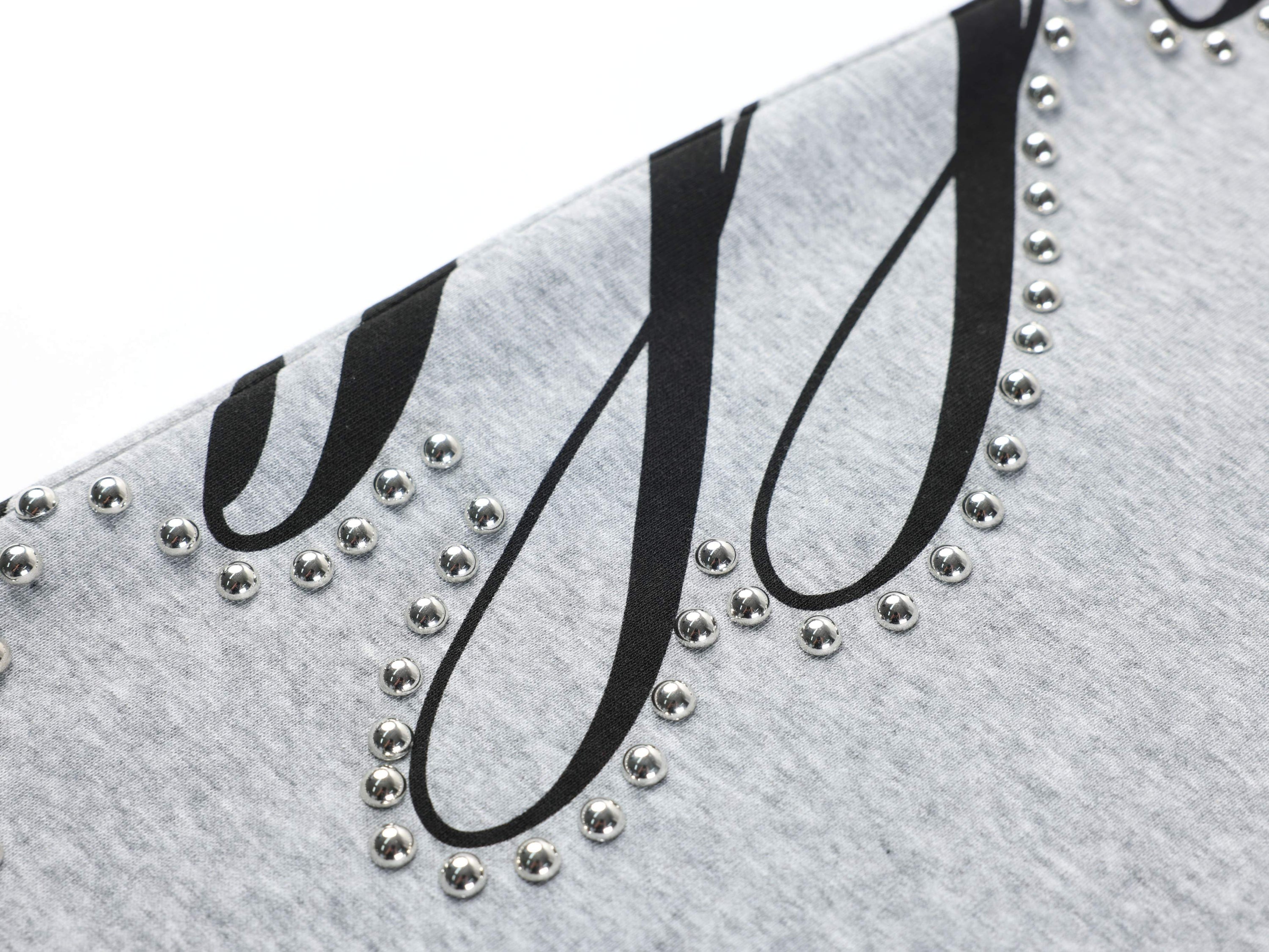 Omirad Studded Script Sweatpants | Wide-Leg Streetwear