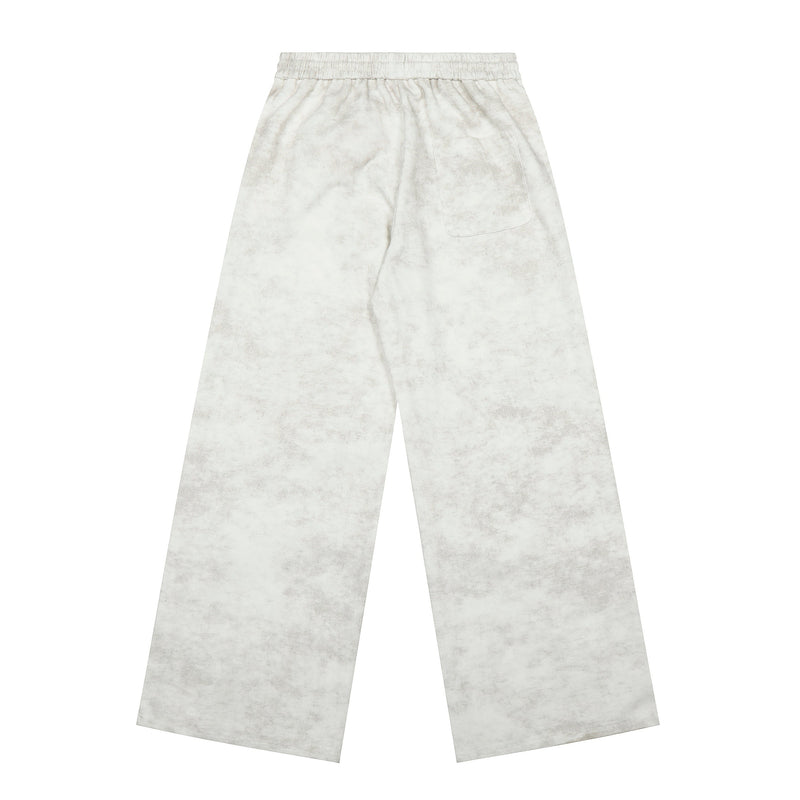 Omirad Vintage Wash Gothic Graphic Sweatpants | Wide Leg