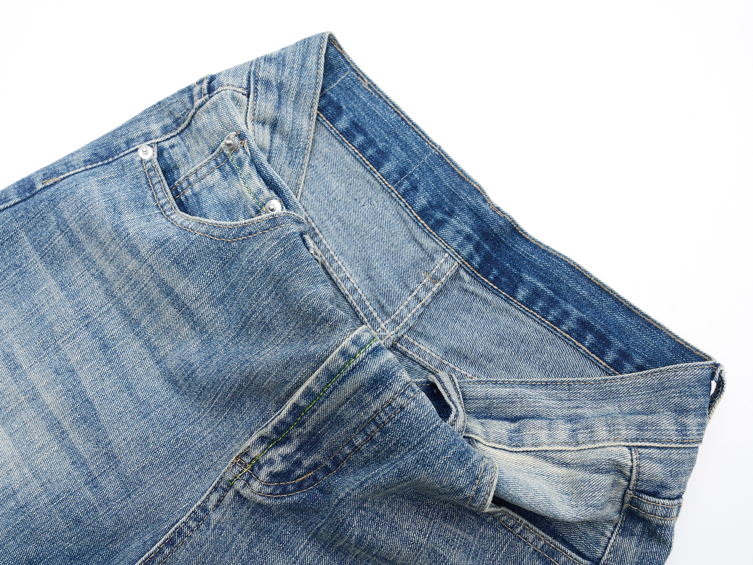 Omirad Vintage Fade Barrel Jeans | Wide Leg Streetwear Denim
