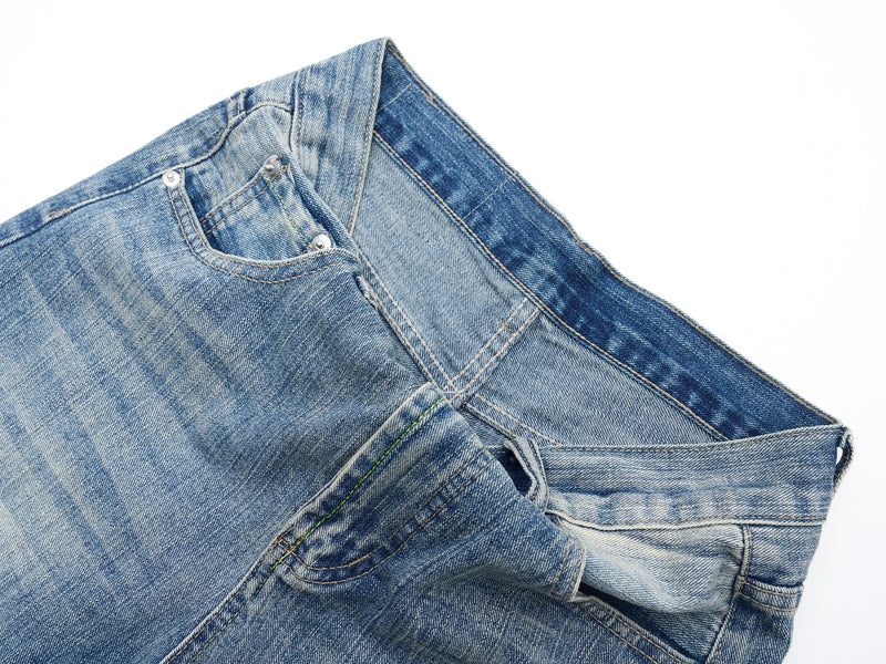 Omirad Vintage Fade Barrel Jeans | Wide Leg Streetwear Denim