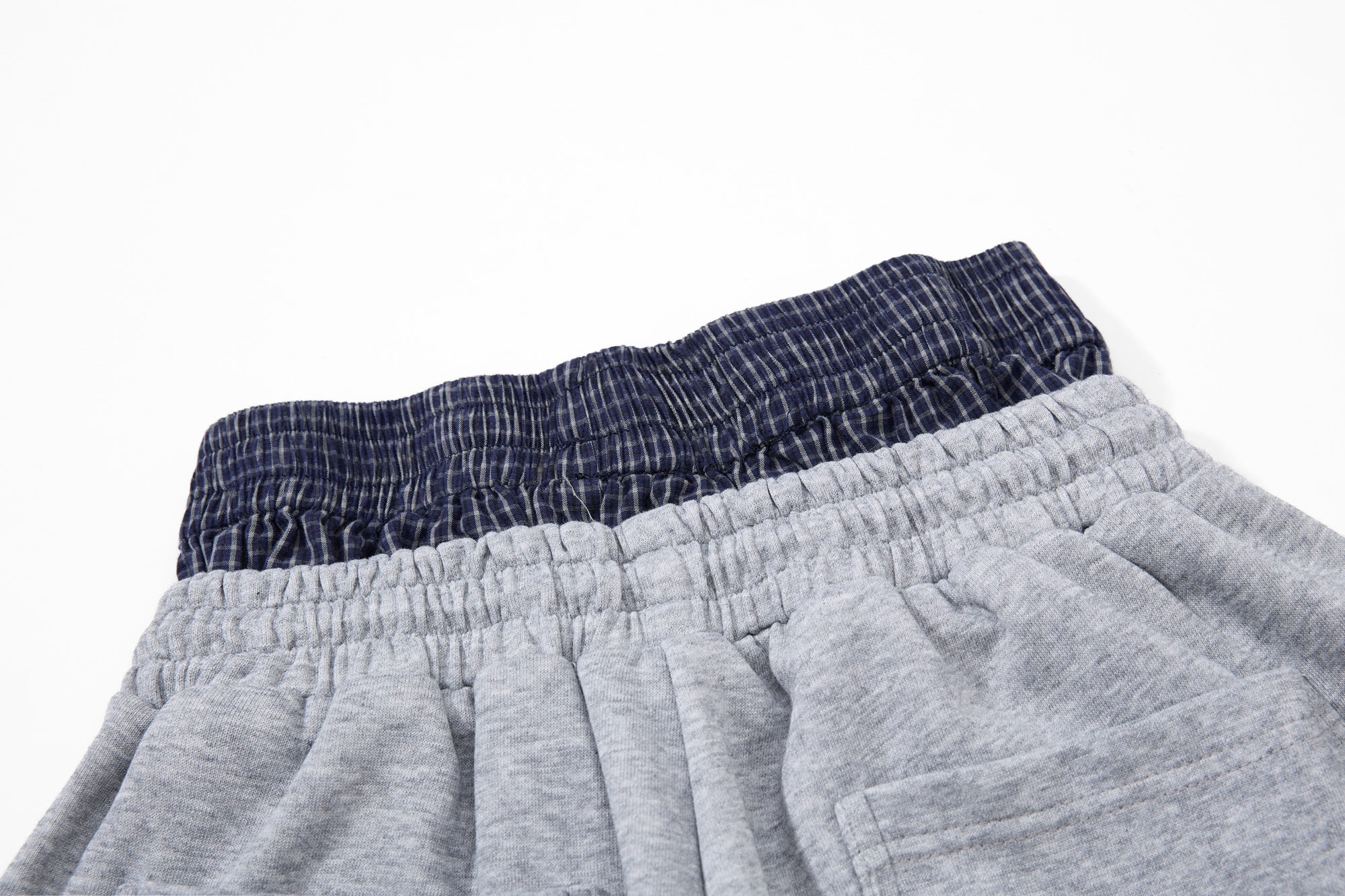 Double-Waist Varsity Athletic Shorts | Retro Streetwear