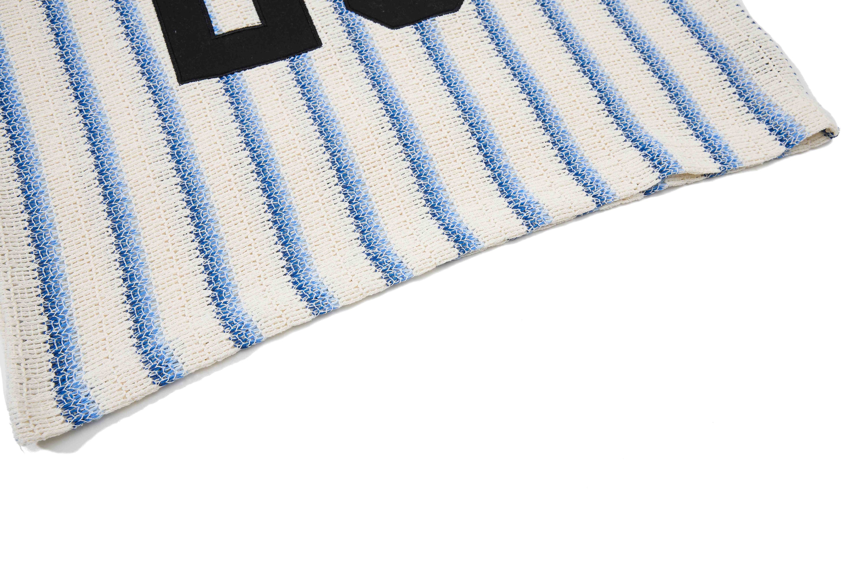 Omirad Varsity Stripe Knit Tee | Collegiate Streetwear