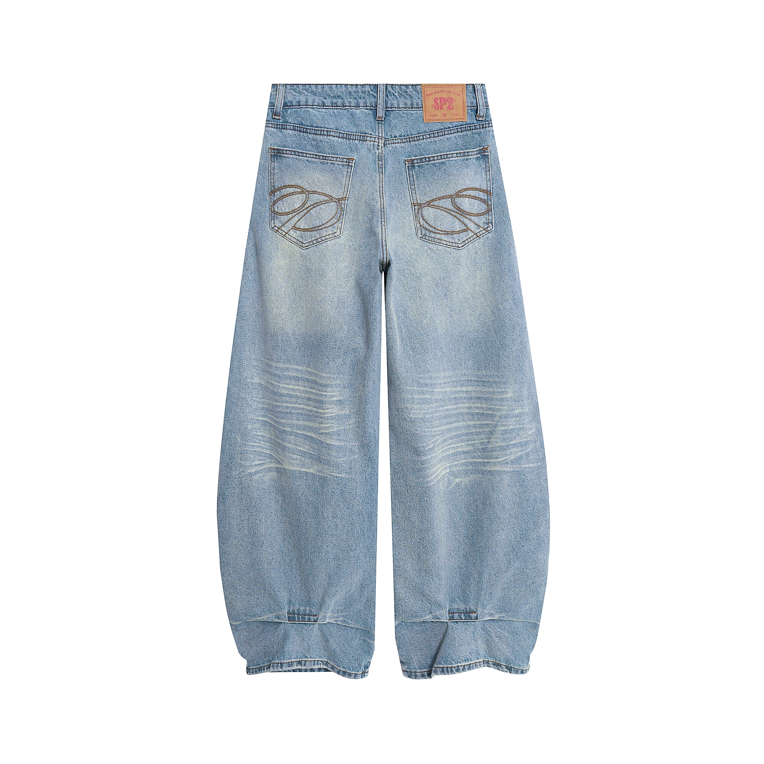 Omirad SP2 Retro Faded Balloon Jeans | Wide Leg Denim