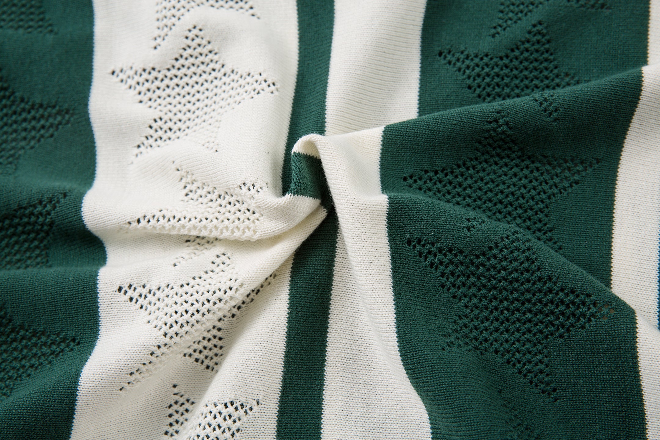 Retro Striped Knit Polo Shirt | Vintage Football Style