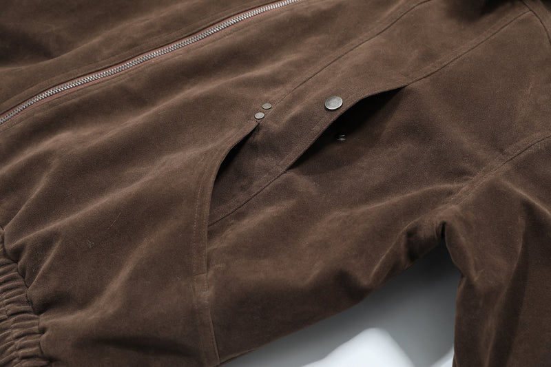Faux-Fur Collar Vintage Bomber Jacket | Retro Aviator Style