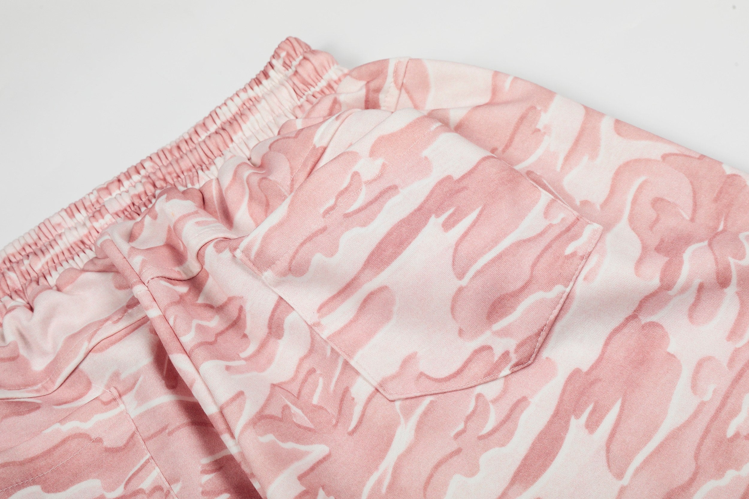 Pink Camo Wide-Leg Sweatpants | Oversized Streetwear Pants