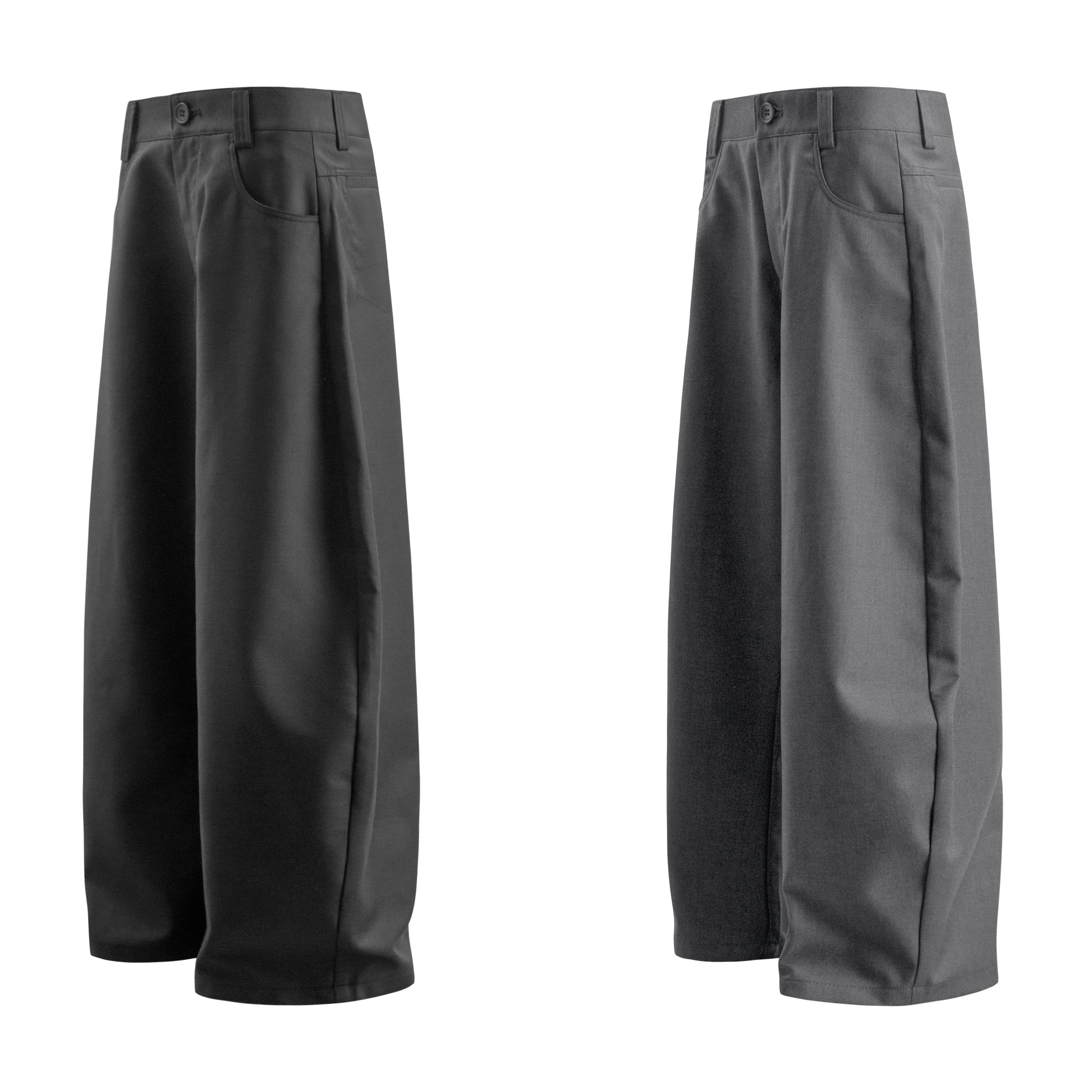 Omirad Minimal Wide-Leg Tailored Pants | Clean Streetwear