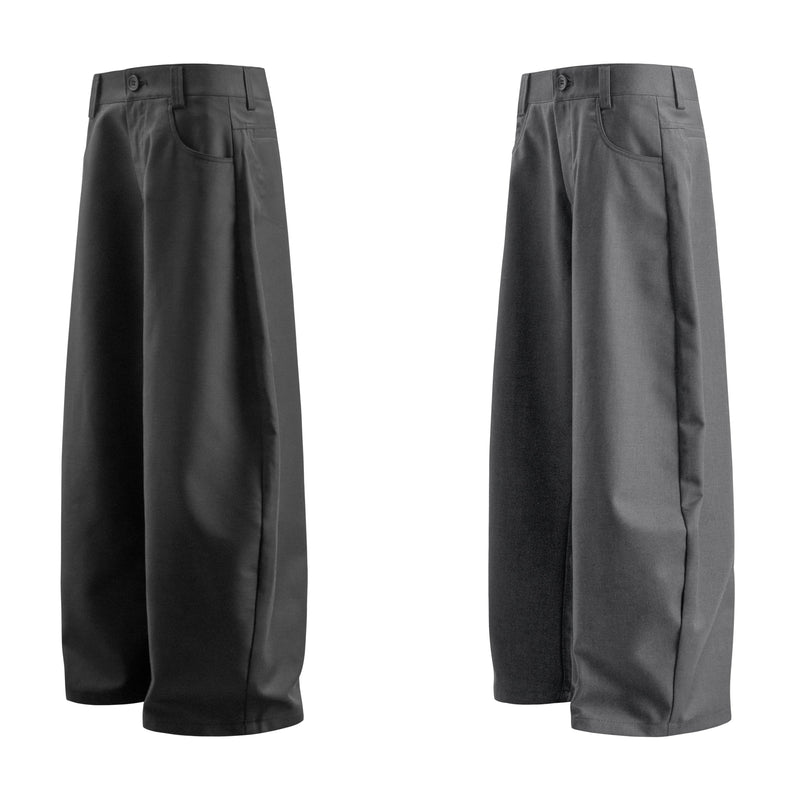 Omirad Minimal Wide-Leg Tailored Pants | Clean Streetwear