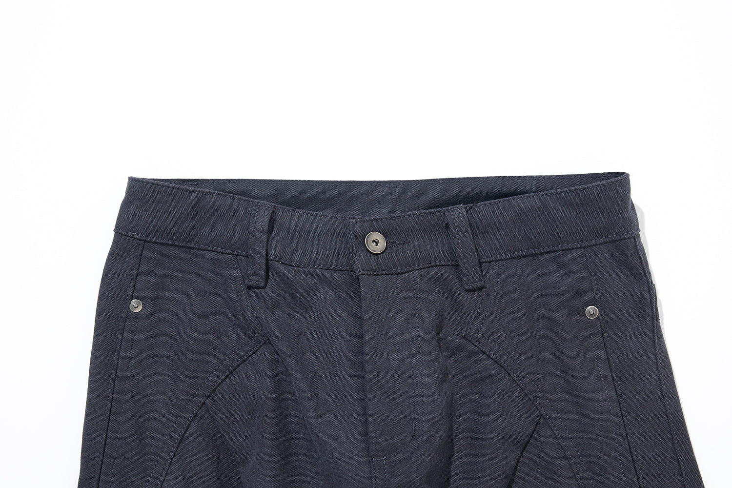 3D Curved Panel Wide-Leg Pants | Sculptural Streetwear