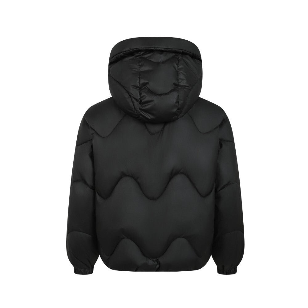 Omirad Wave-Stitch Hooded Puffer Jacket | Men's Winter Coat