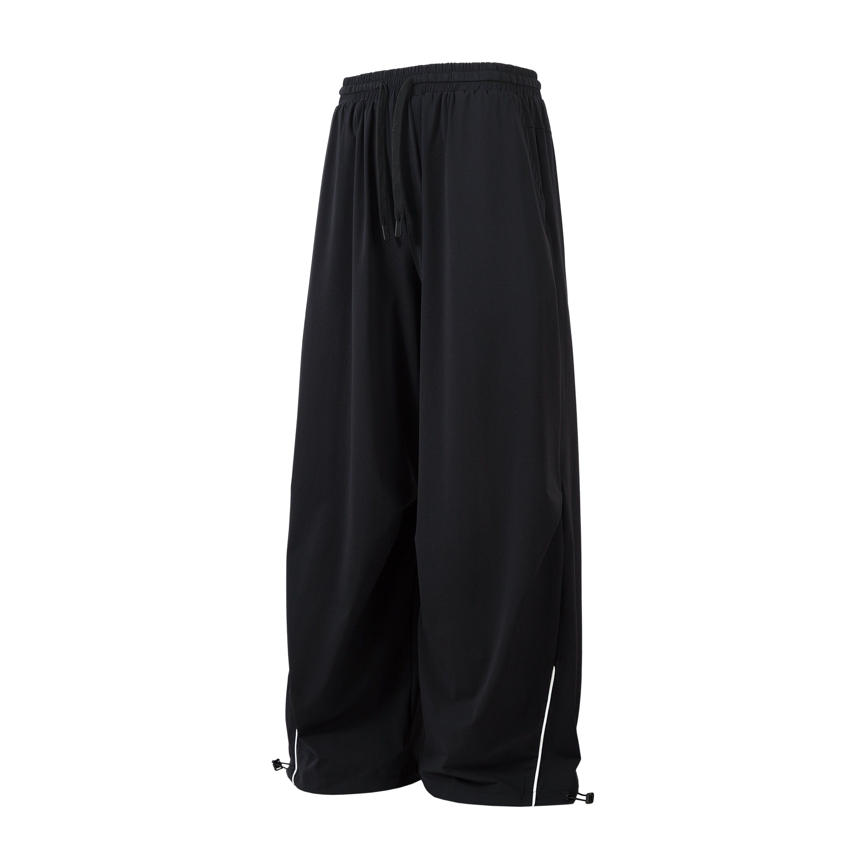 Omirad Tech Nylon Parachute Pants | Wide-Leg Techwear