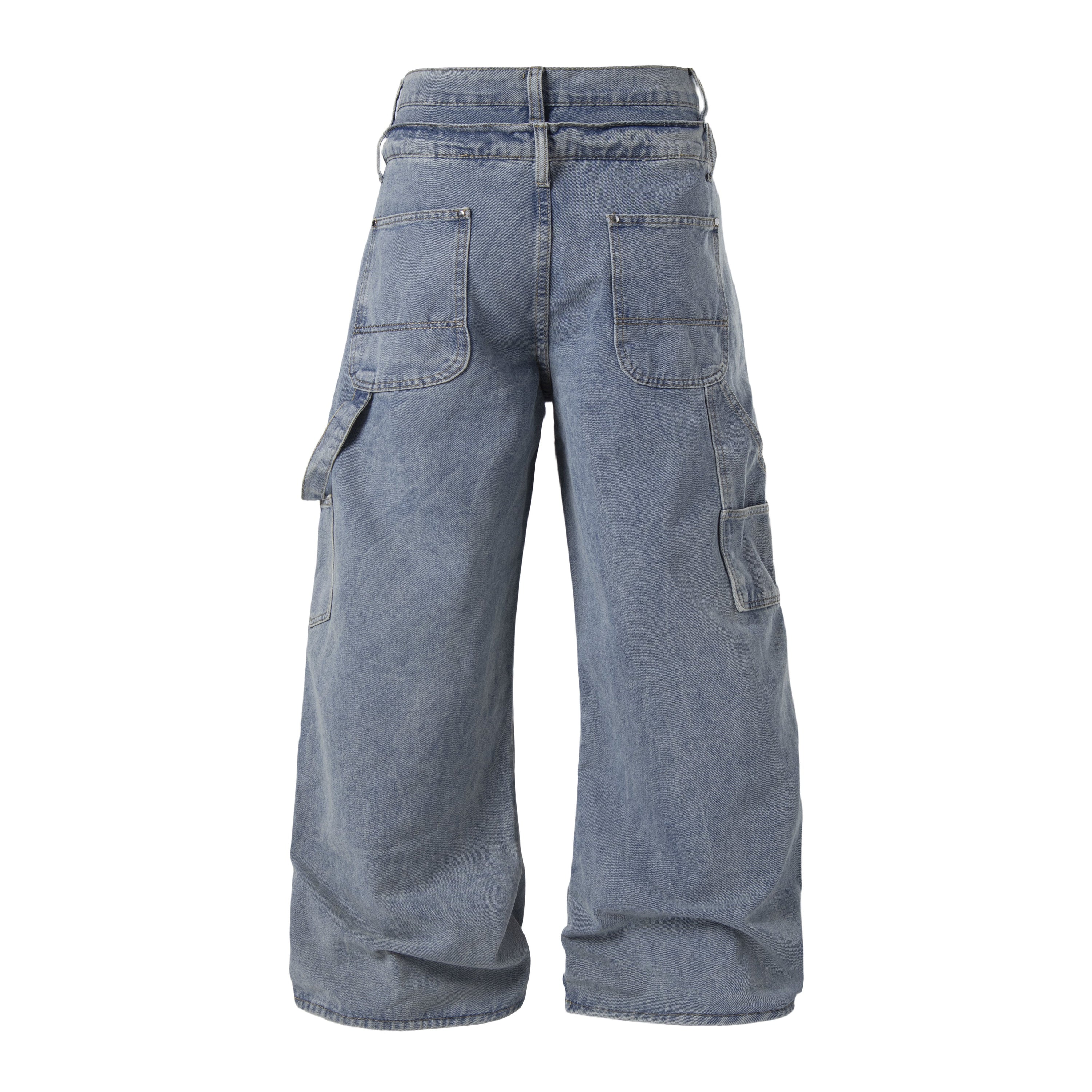 Omirad Distressed Panel Denim Pants | Streetwear Jeans
