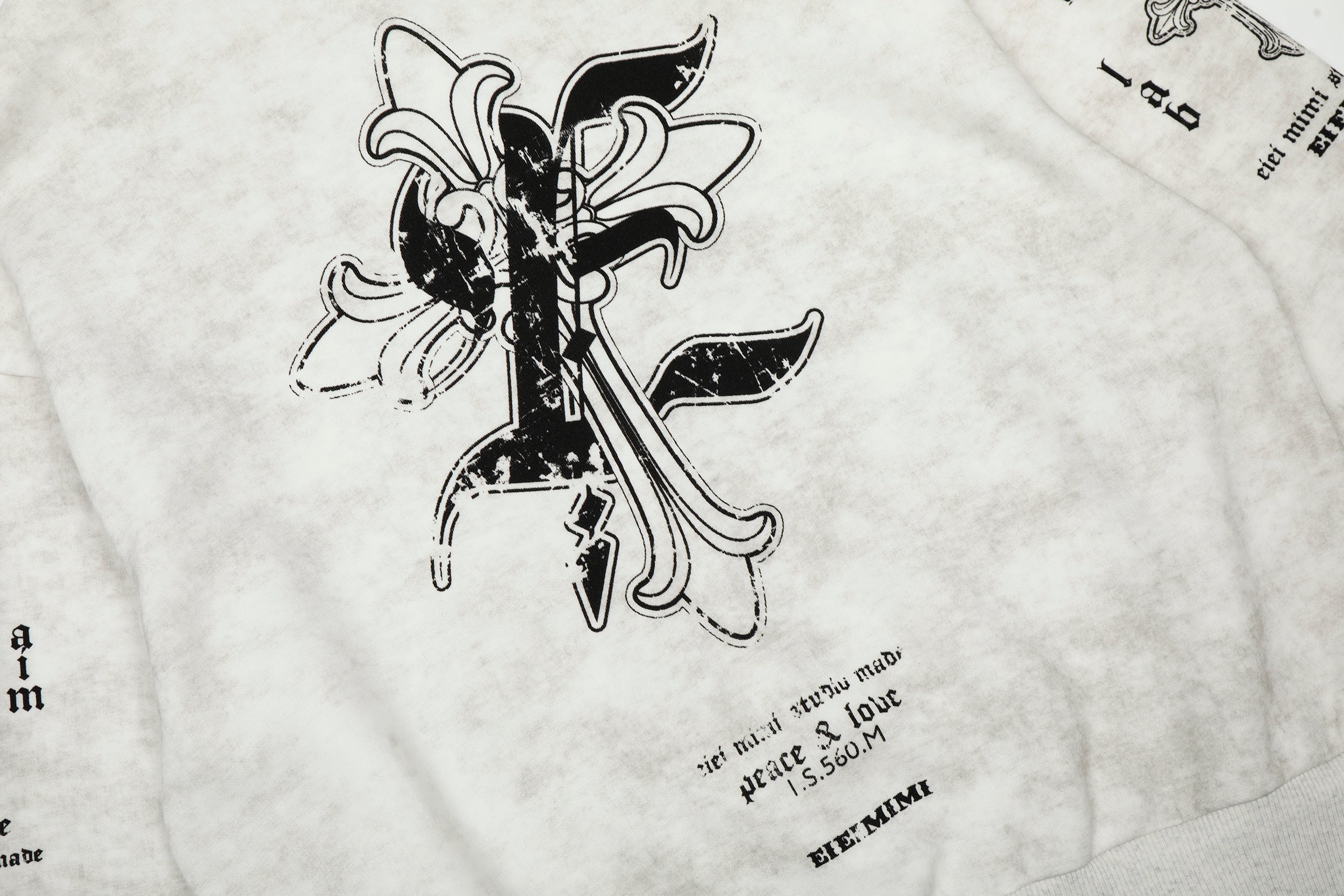 Vintage Gothic Graphic Zip-Up Hoodie | Streetwear Statement