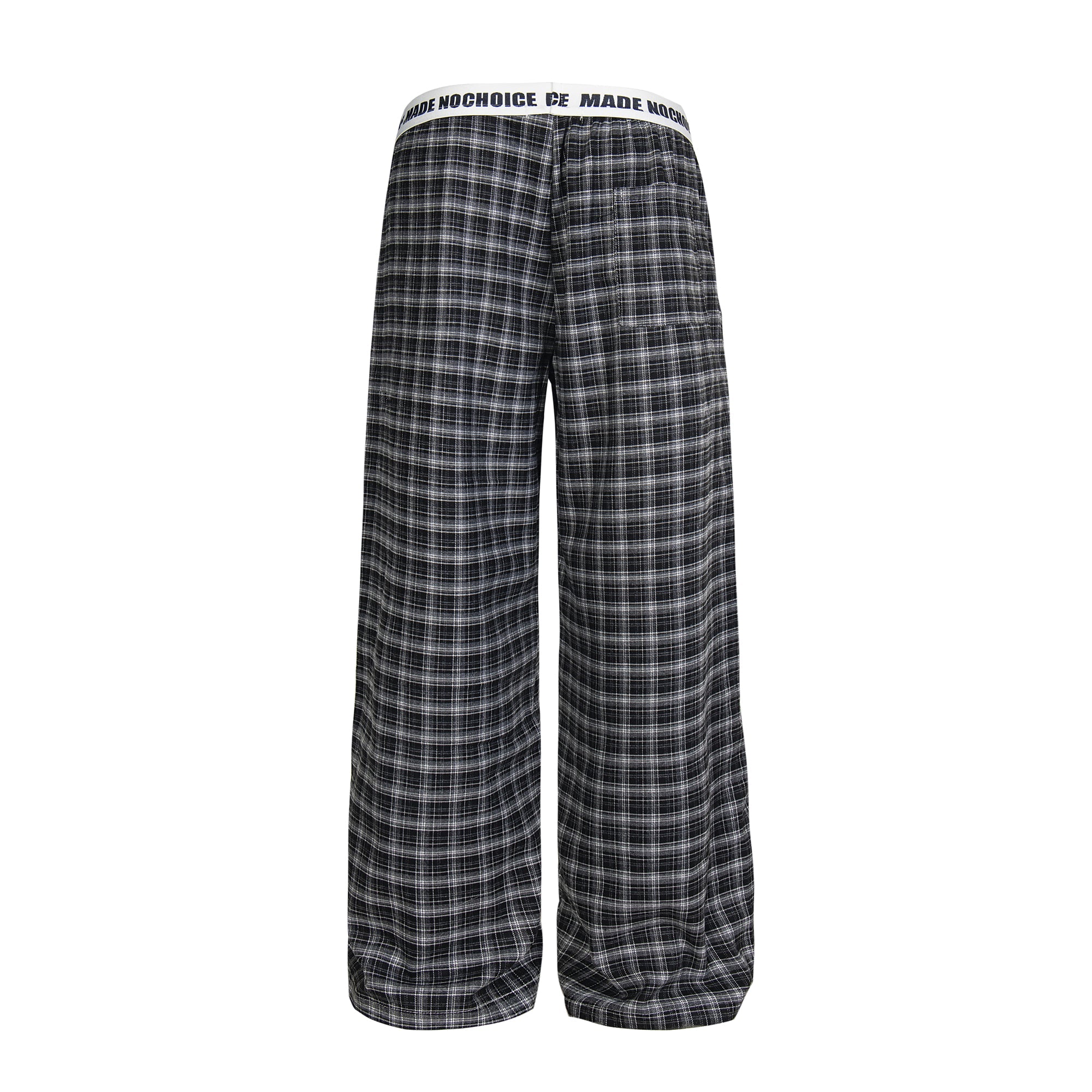 Made No Choice Plaid Wide-Leg Lounge Pants | 100% Cotton