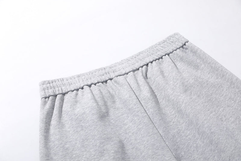 Sculpted 3D Pleat Wide-Leg Sweatpants | Oversized Fit