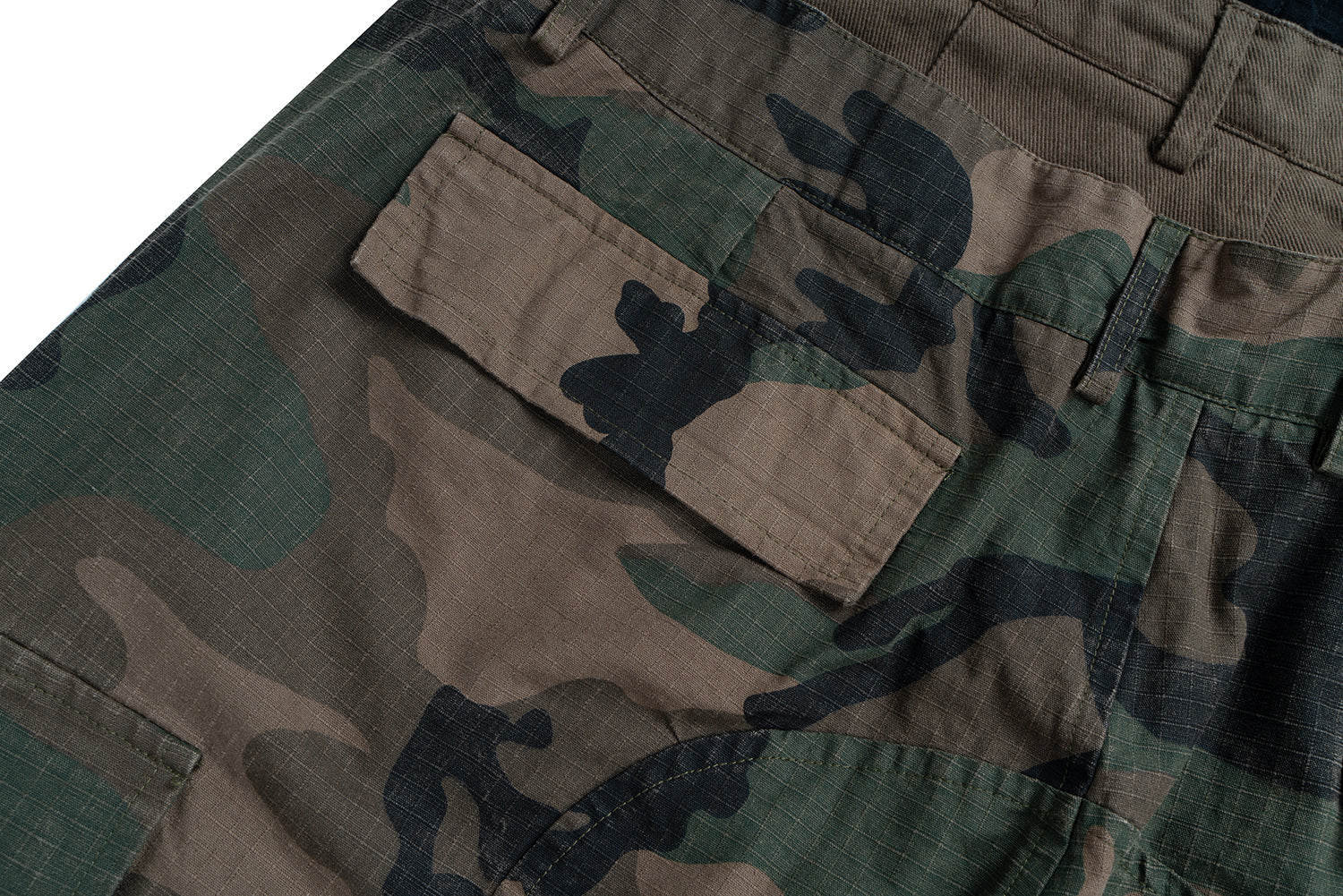 Omirad Double-Waist Camo Cargo Pants | Wide Leg Streetwear