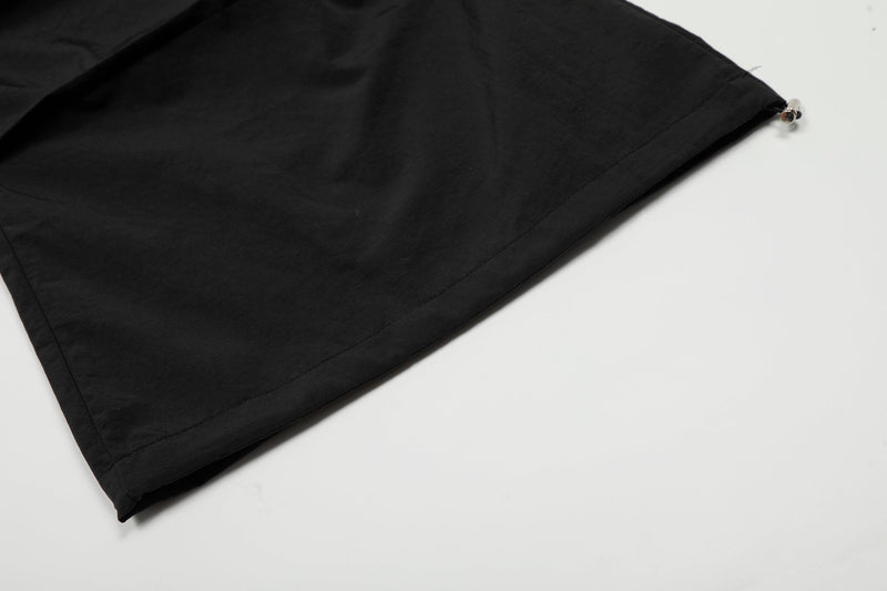 Omirad Star Patch Nylon Wide-Leg Pants | Streetwear Cargo