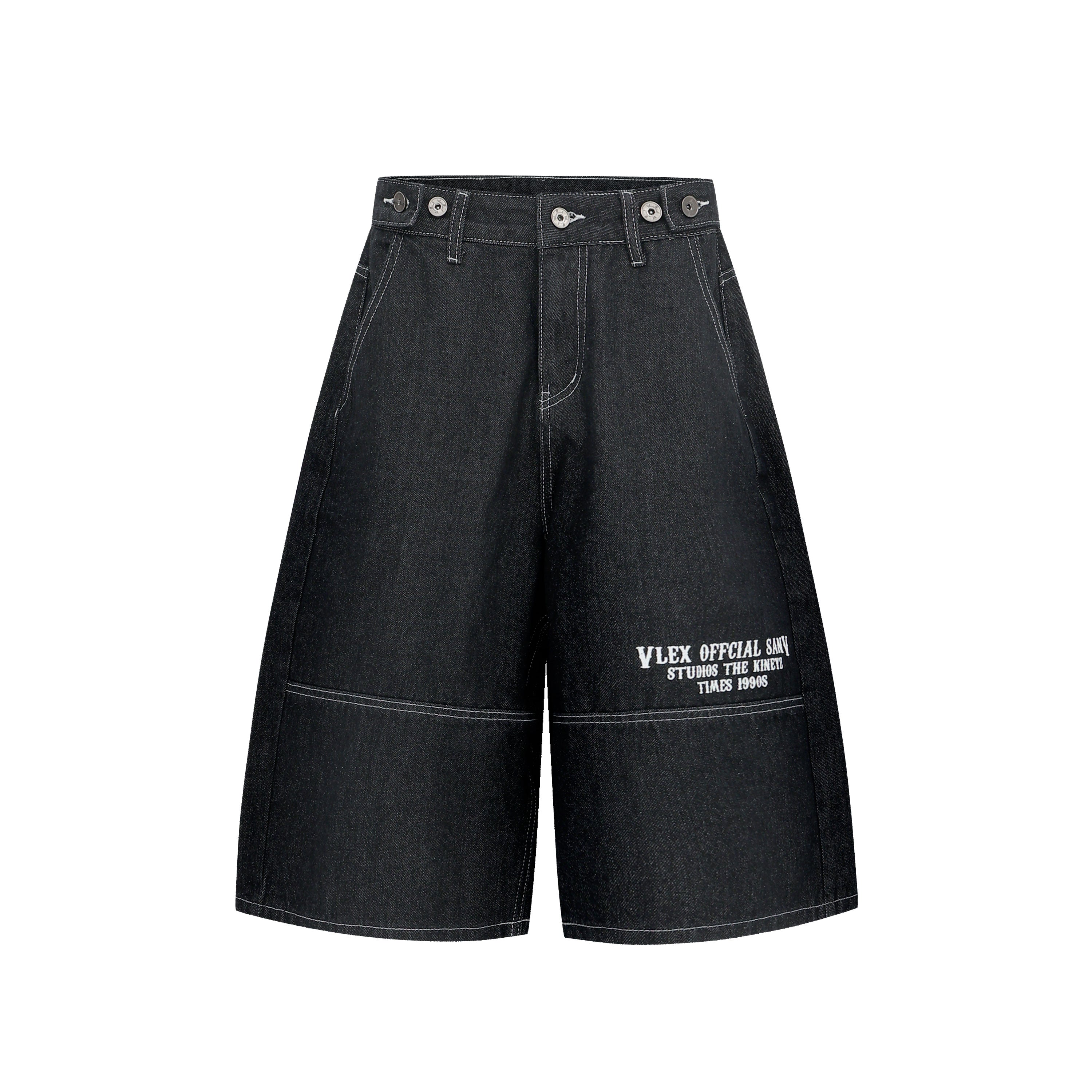 Omirad 404 Patchwork Denim Shorts | Oversized Streetwear