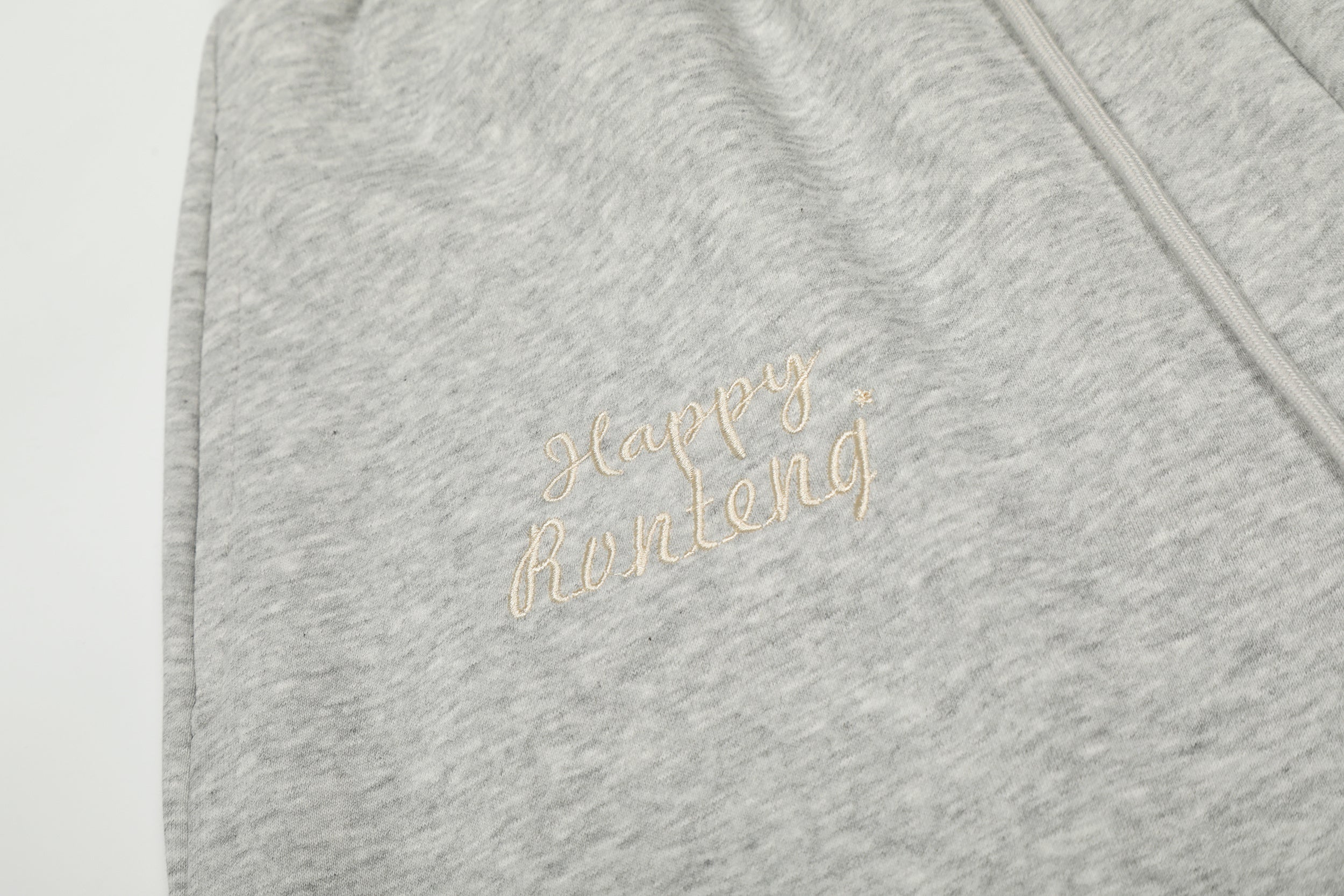 Fuzzy Star Appliqué Wide-Leg Sweatpants | Happy Ronteng