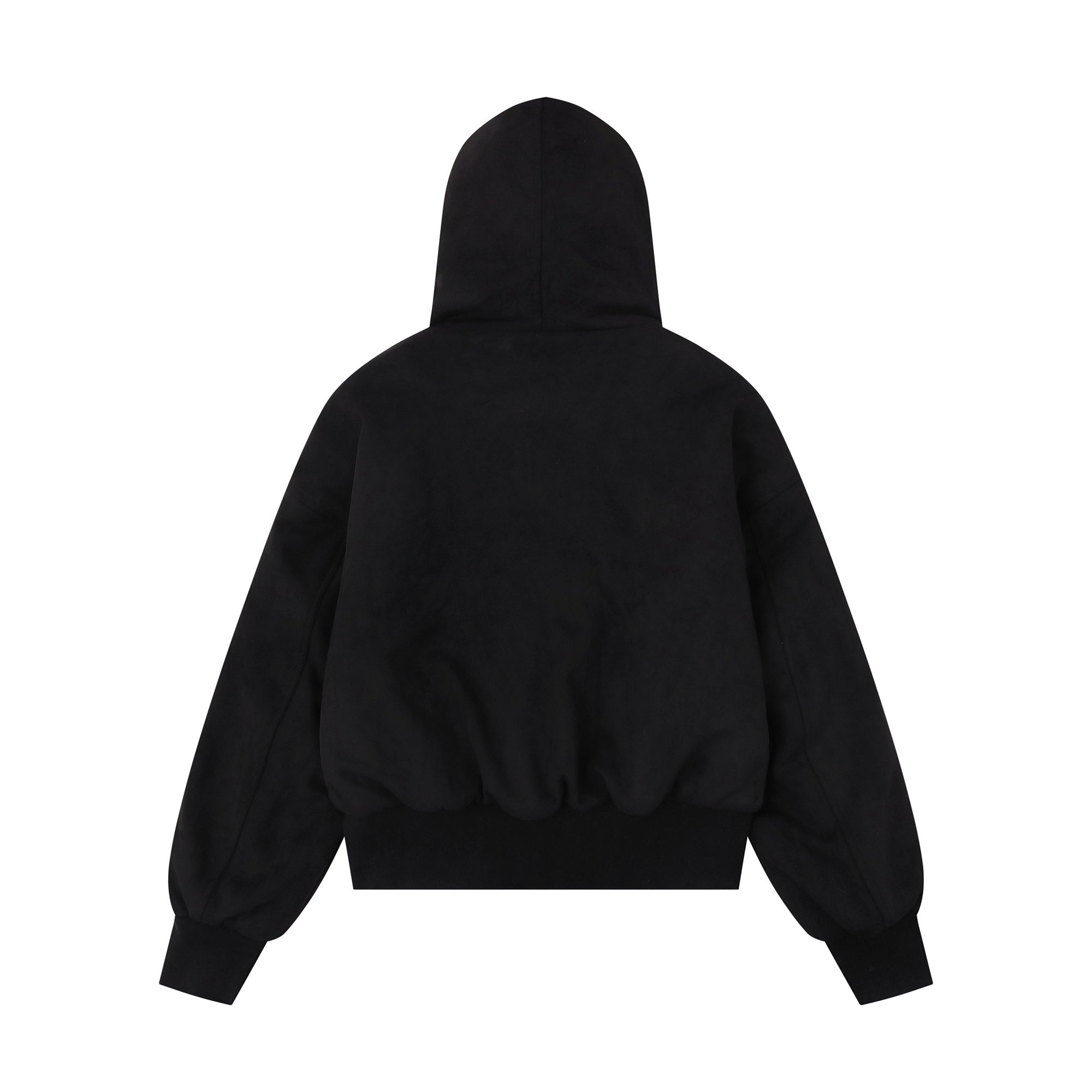 Cross Patch Faux Fur Hood Bomber Jacket | Streetwear