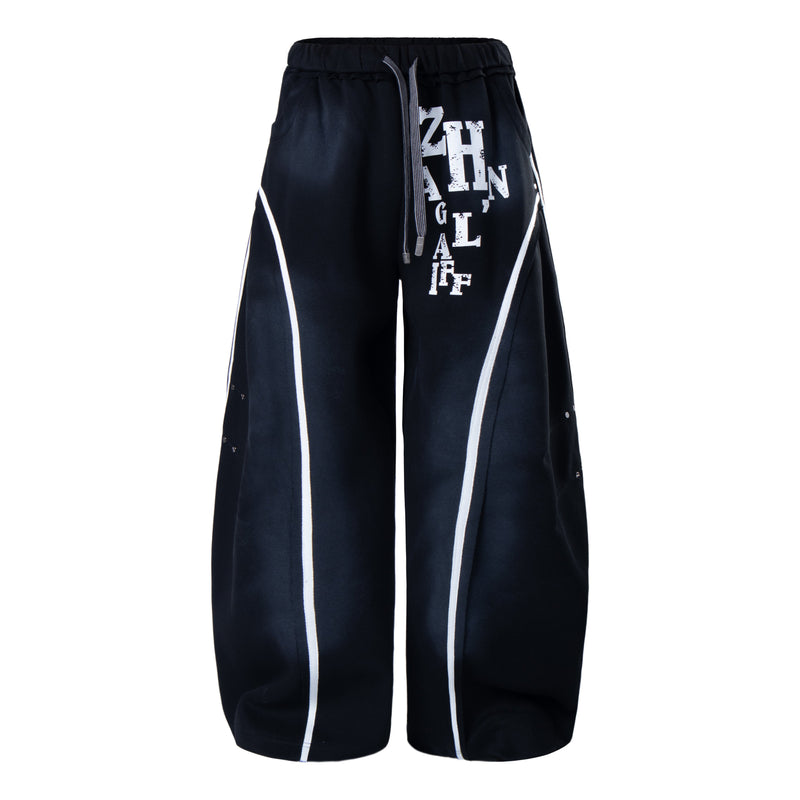 Omirad Curved Panel Sweatpants | Bold Streetwear Joggers