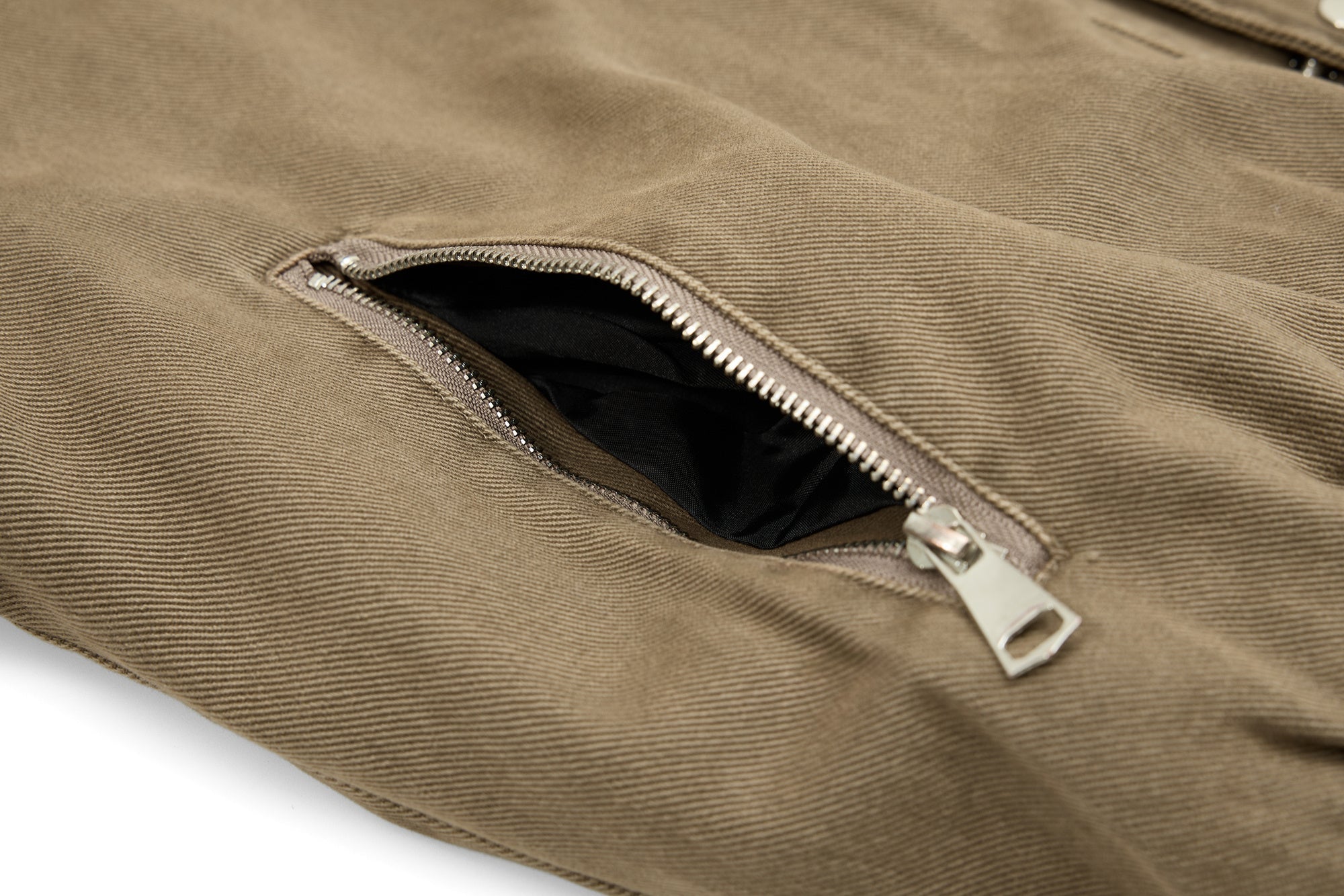 Omirad Layered Utility Bomber Jacket with Faux Fur Collar