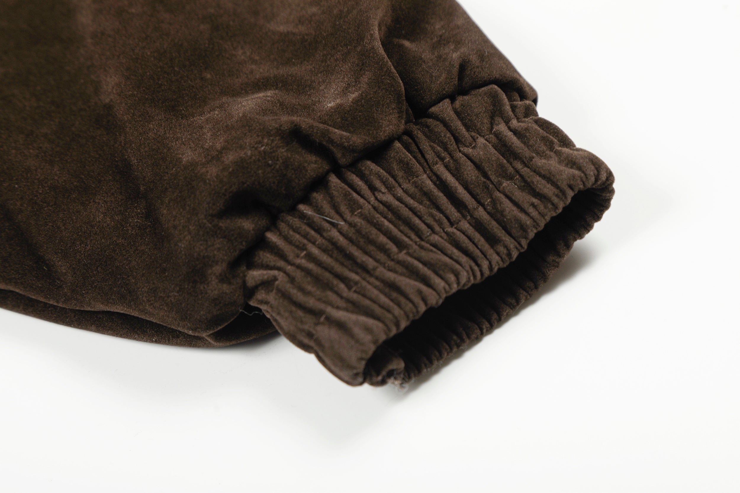 Faux Fur Collar Suede-Texture Bomber Jacket | Omirad