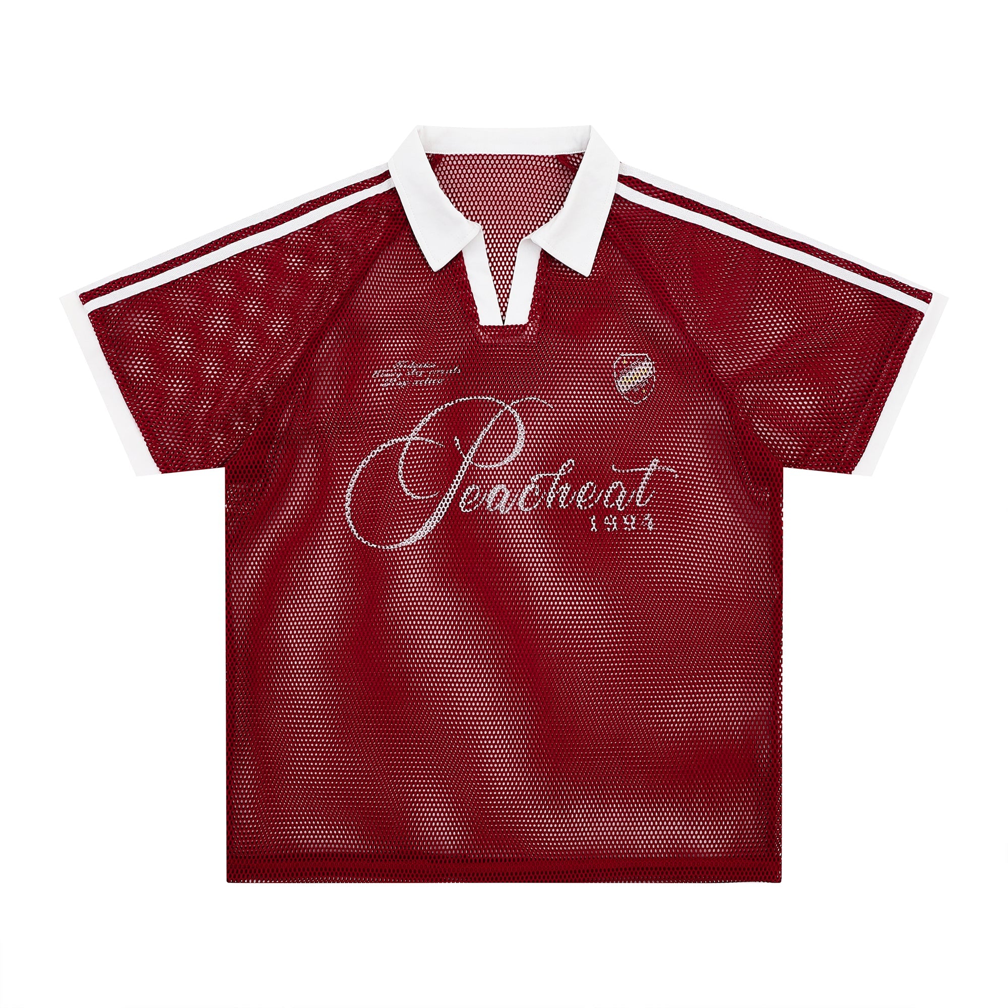Omirad Vintage Mesh Polo Tee | Retro Athletic Street Shirt