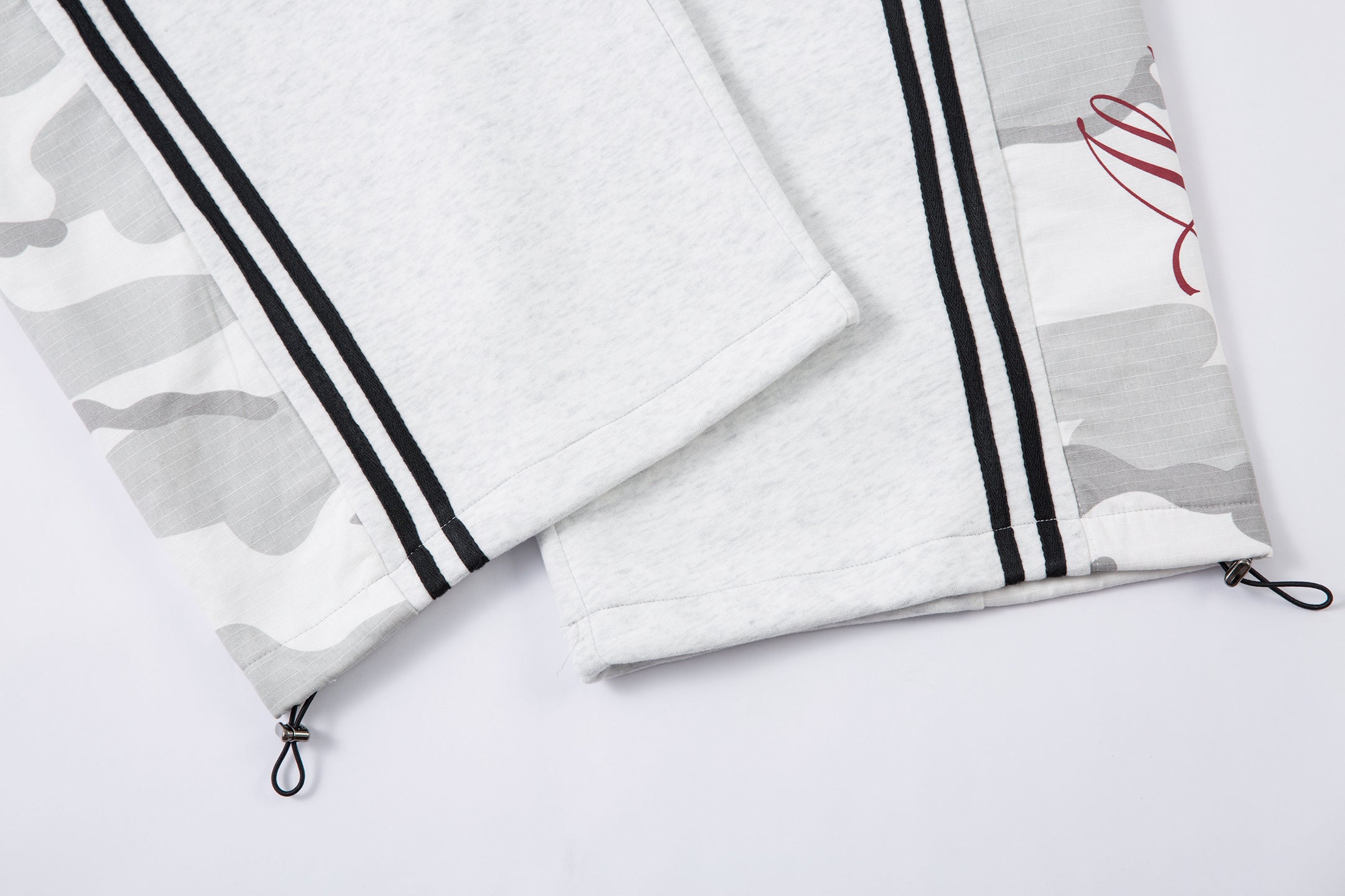 Omirad Camo Panel Wide-Leg Sweatpants | Street Style
