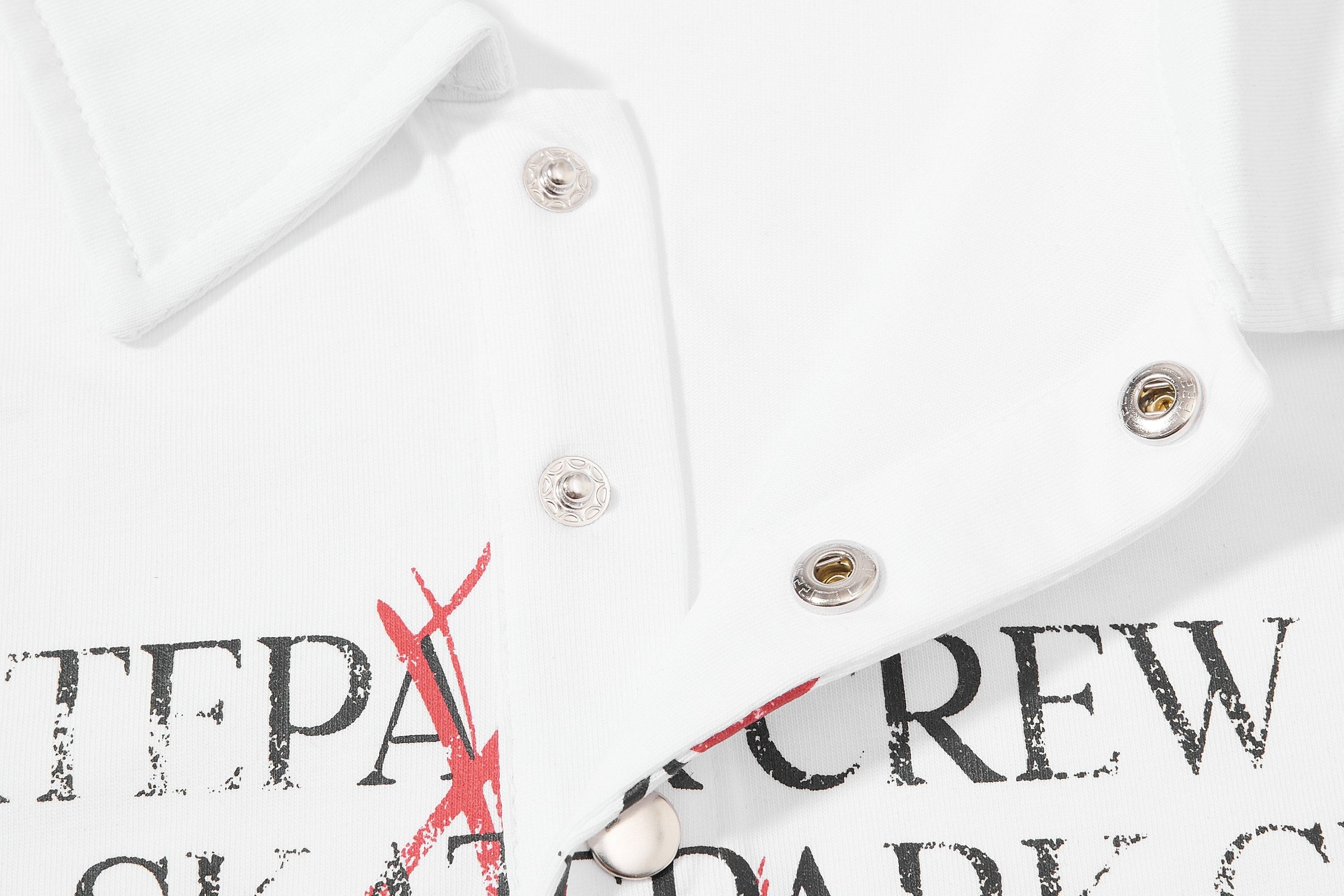 Omirad Skatepark Crew Distressed Graphic Polo Shirt