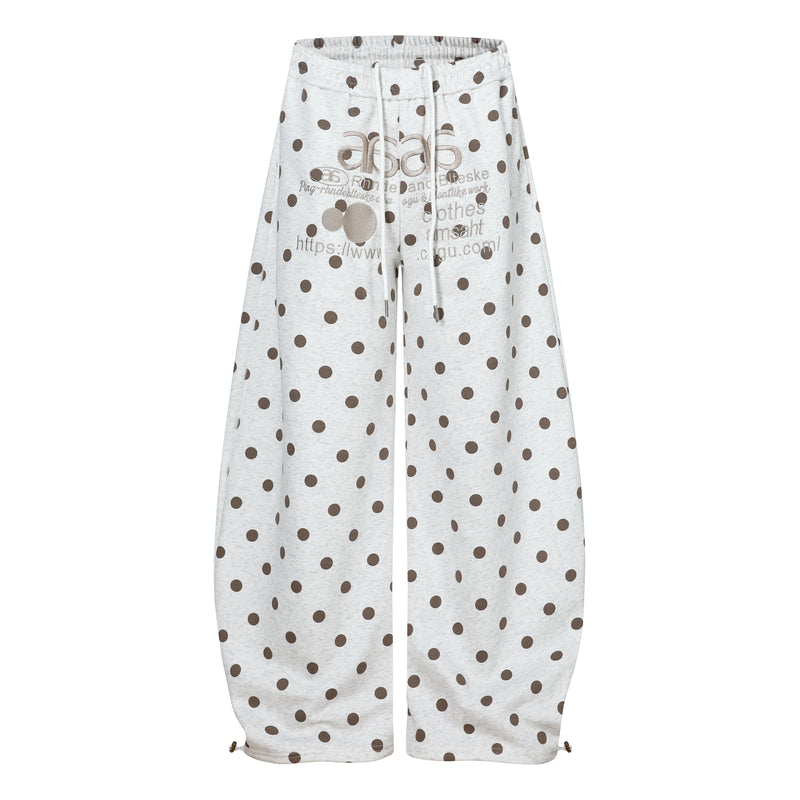 Omirad Star Print Wide-Leg Sweatpants | Streetwear