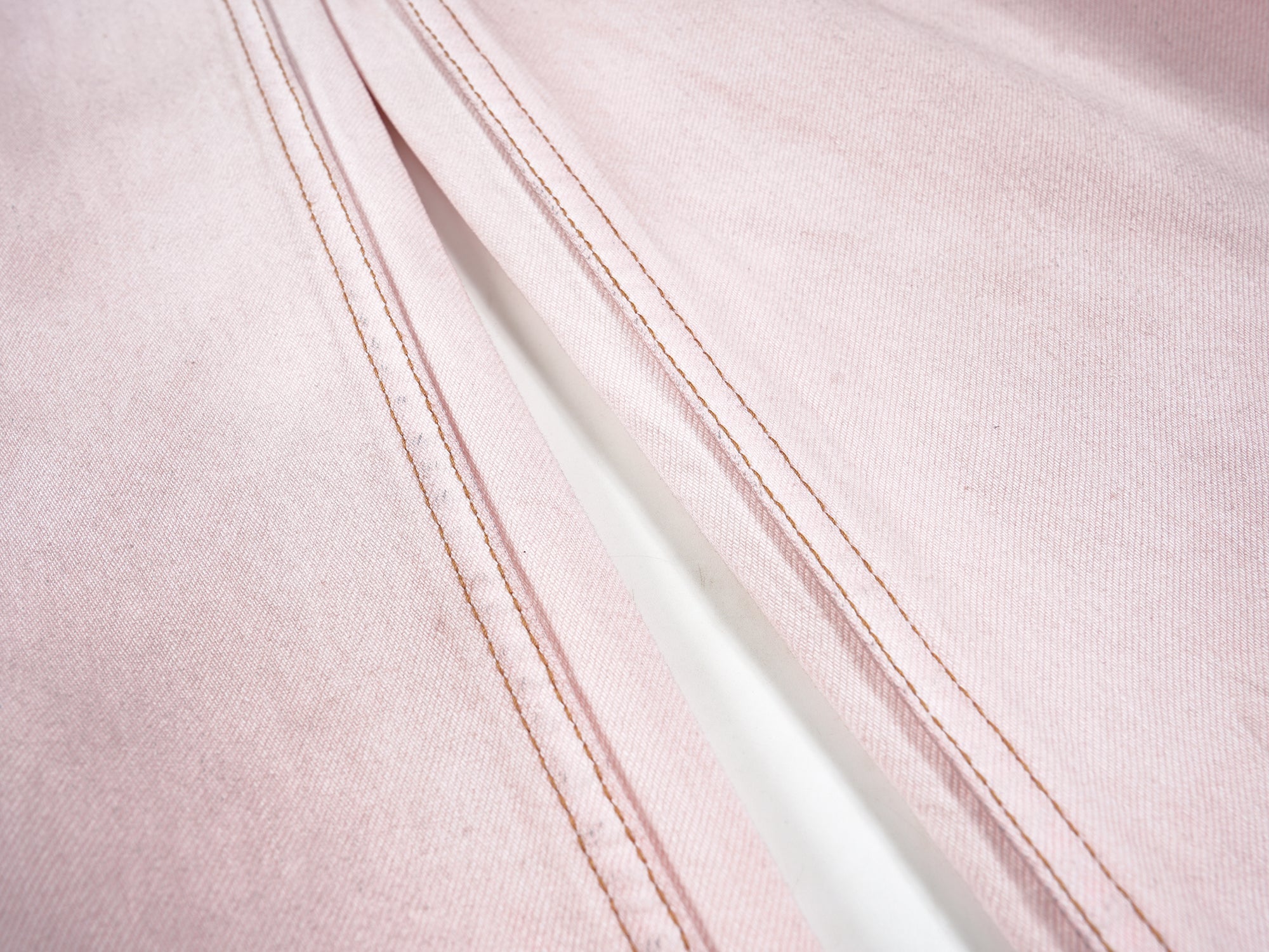 Faded Pink Wide-Leg Denim Pants | SP2 Logo | 100% Cotton