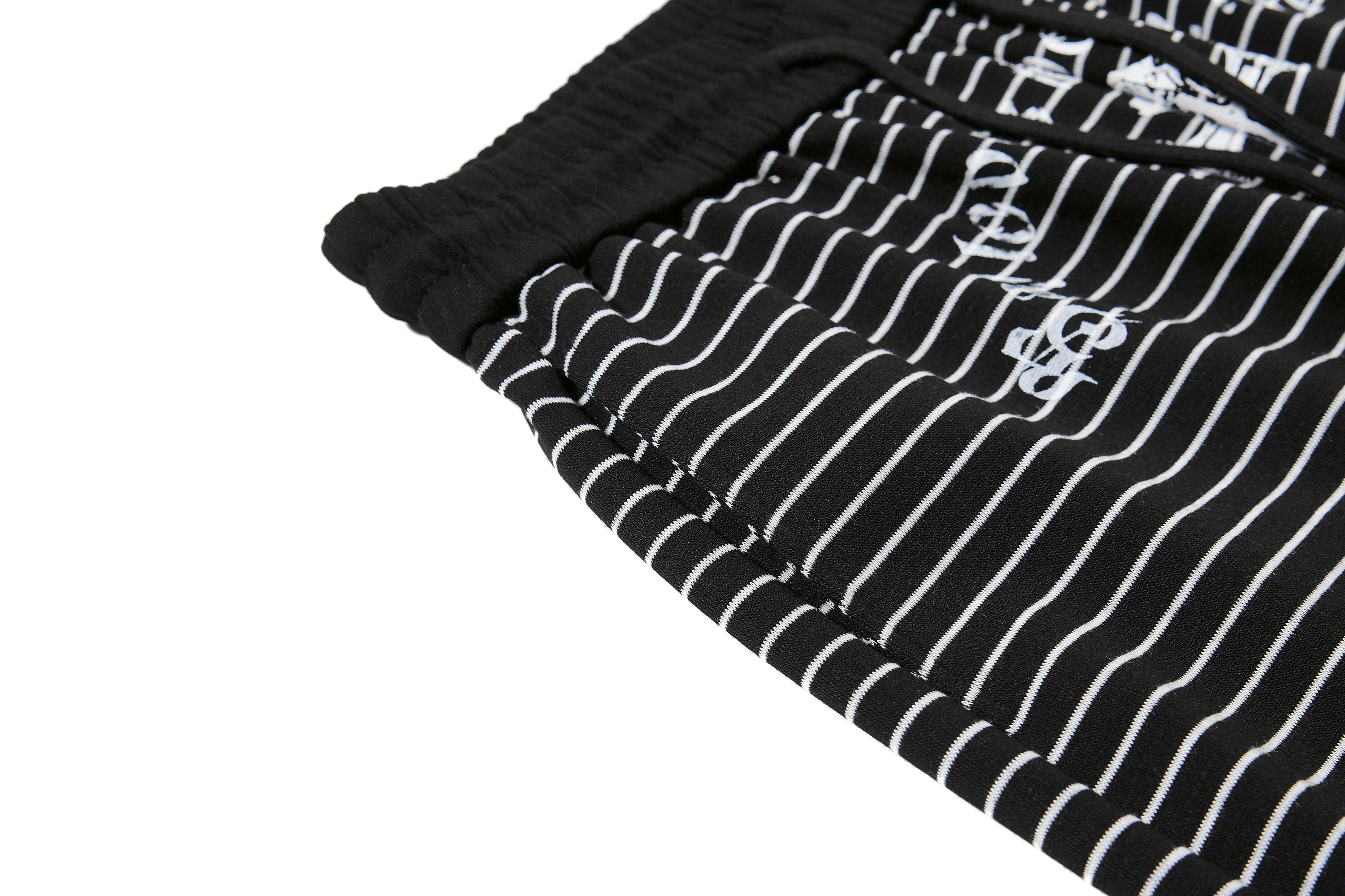 Striped Gothic Draped Wide-Leg Pants | Free Spirit Print