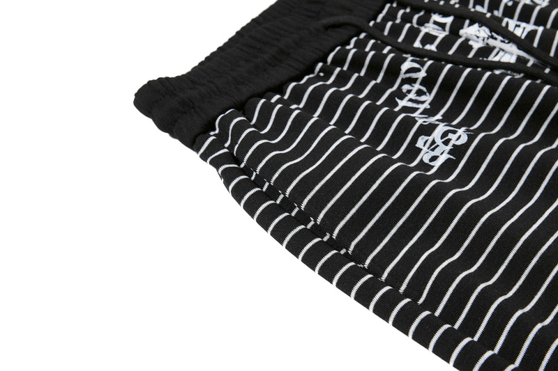Striped Gothic Draped Wide-Leg Pants | Free Spirit Print
