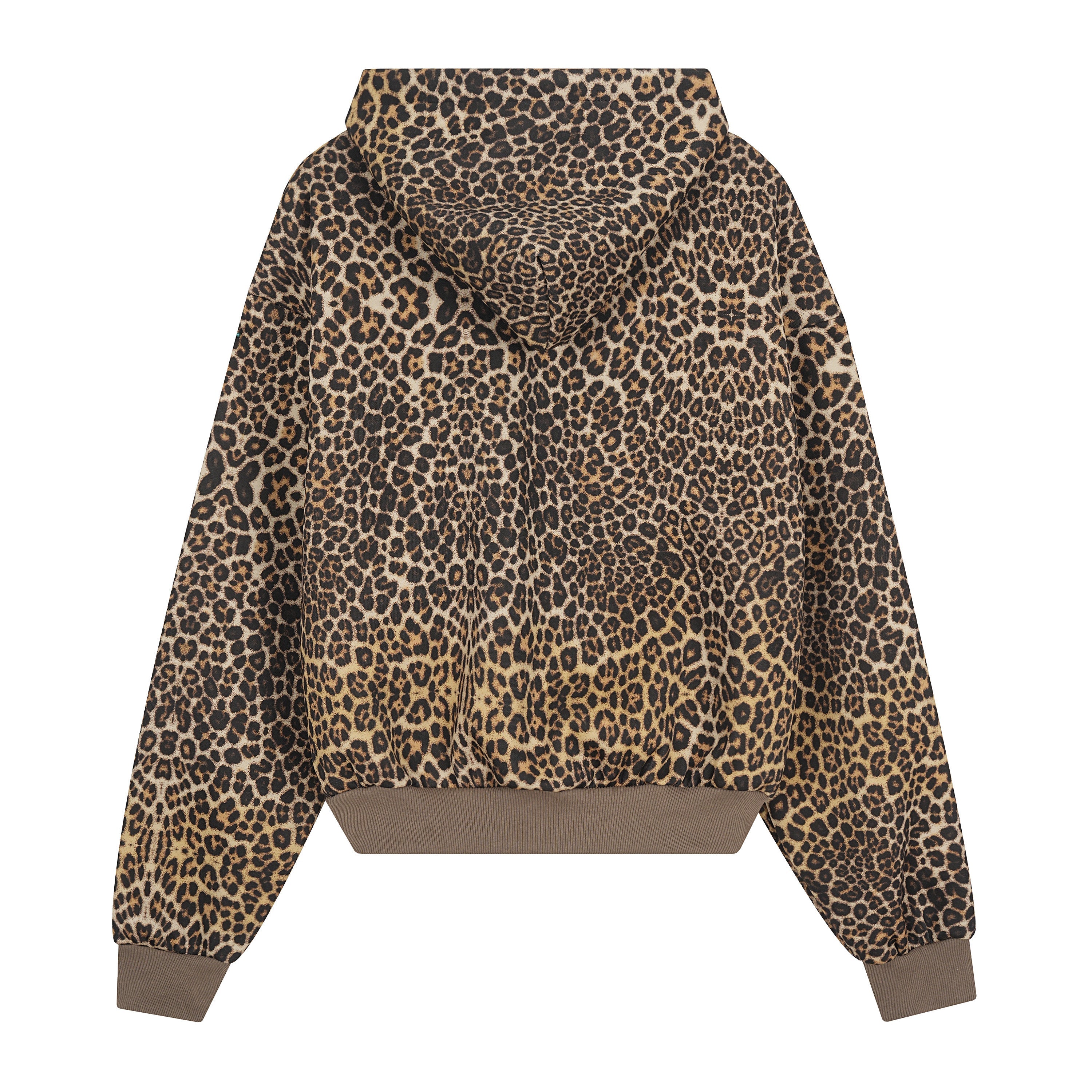 Leopard Print Graphic Zip-Up Hoodie | Bold Streetwear
