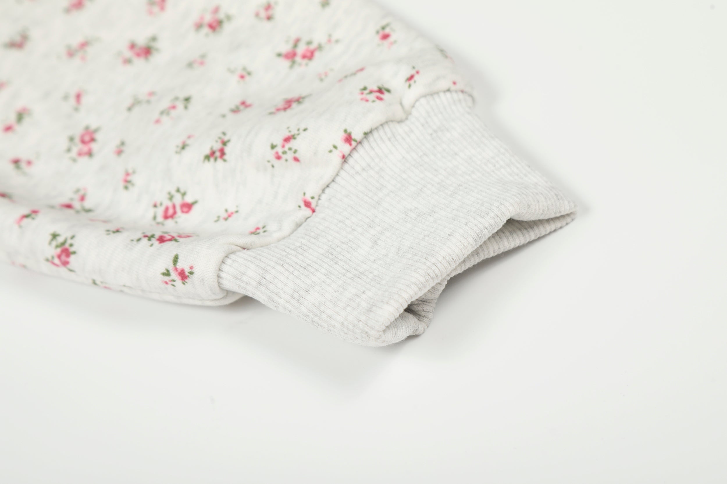 Floral Balaclava Zip Hoodie | Streetwear Cropped Hoodie