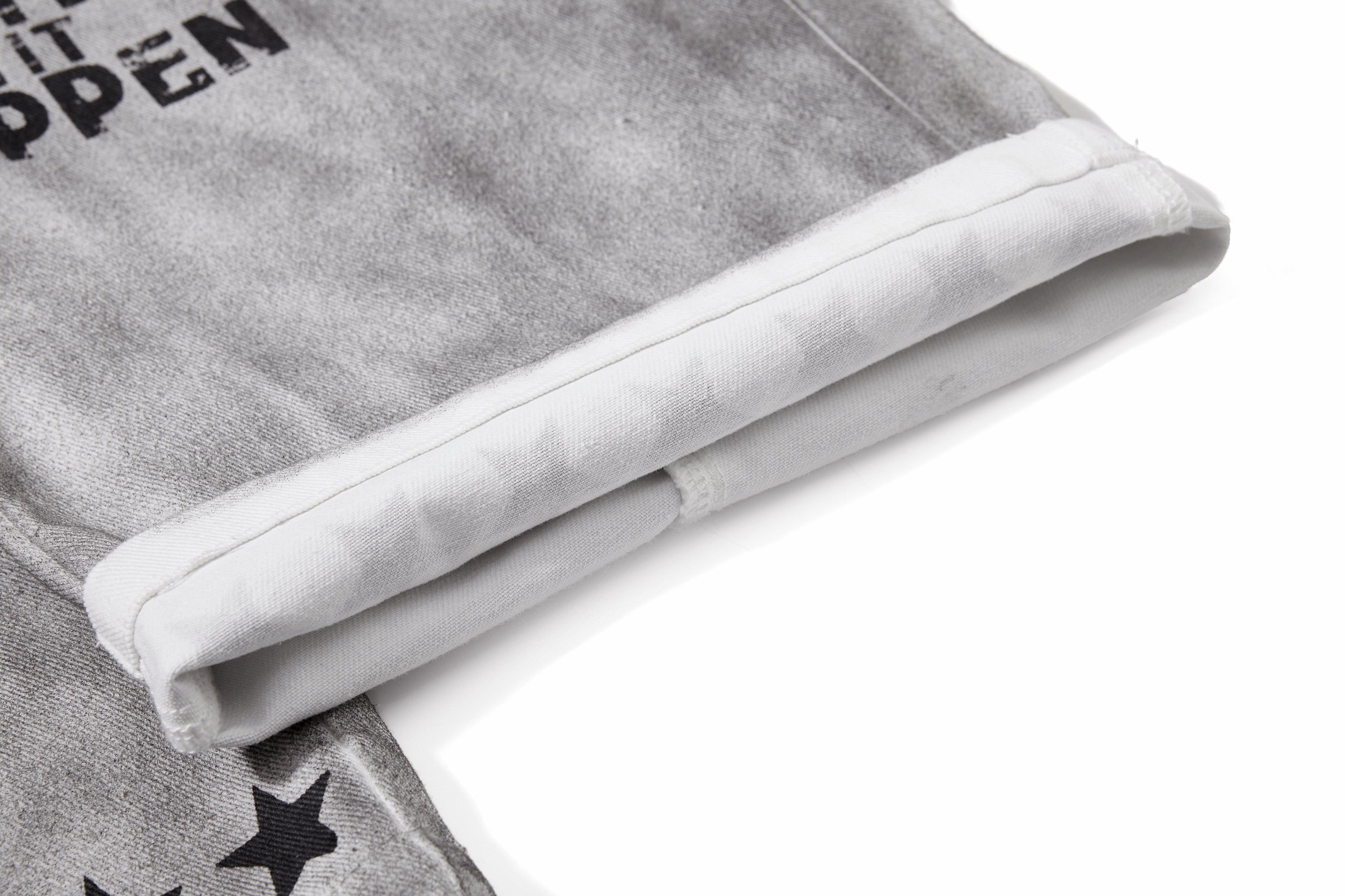 Omirad Graphic Washed Wide-Leg Pants | Streetwear Denim
