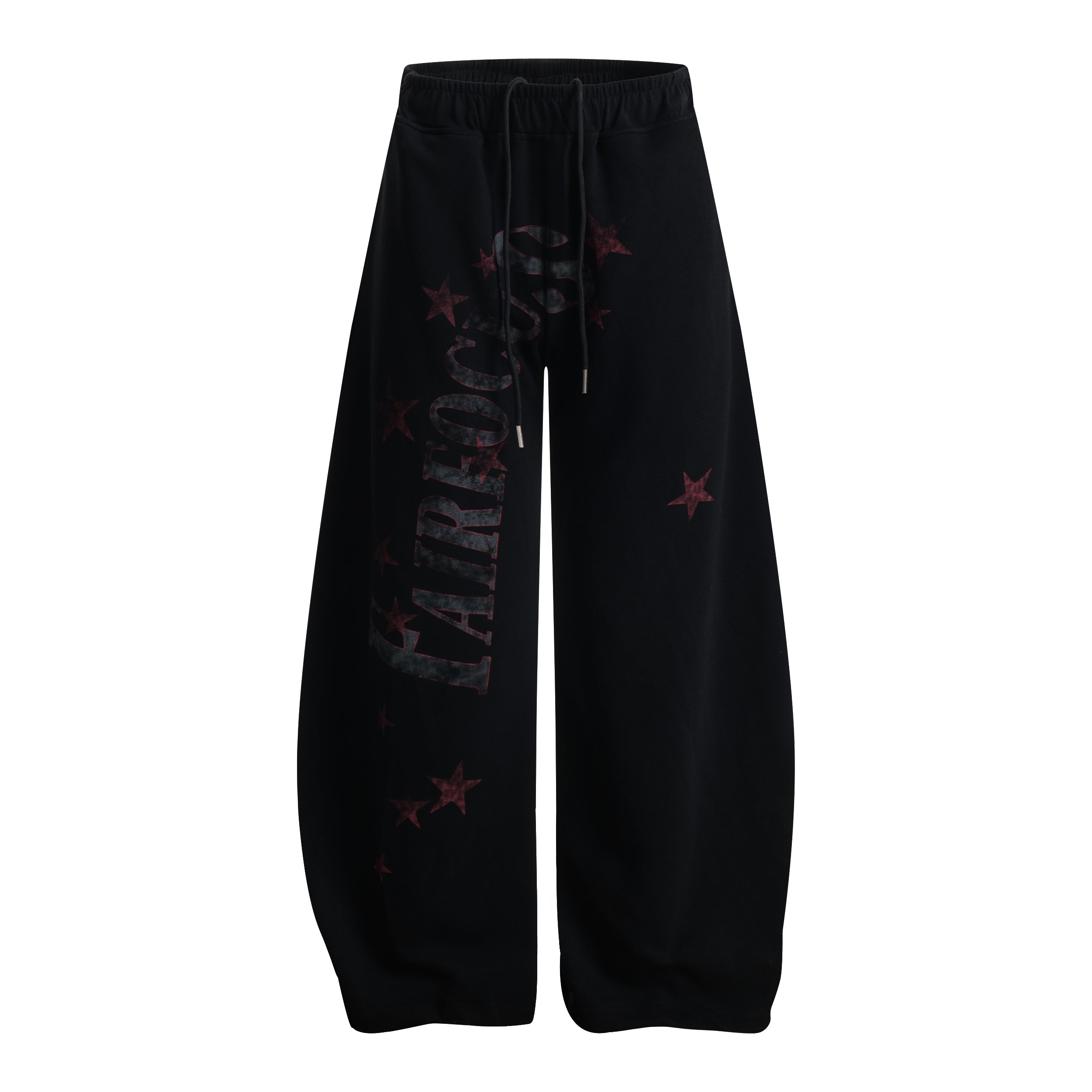 Fairfocus Star Print Wide-Leg Sweatpants | Vintage Streetwear