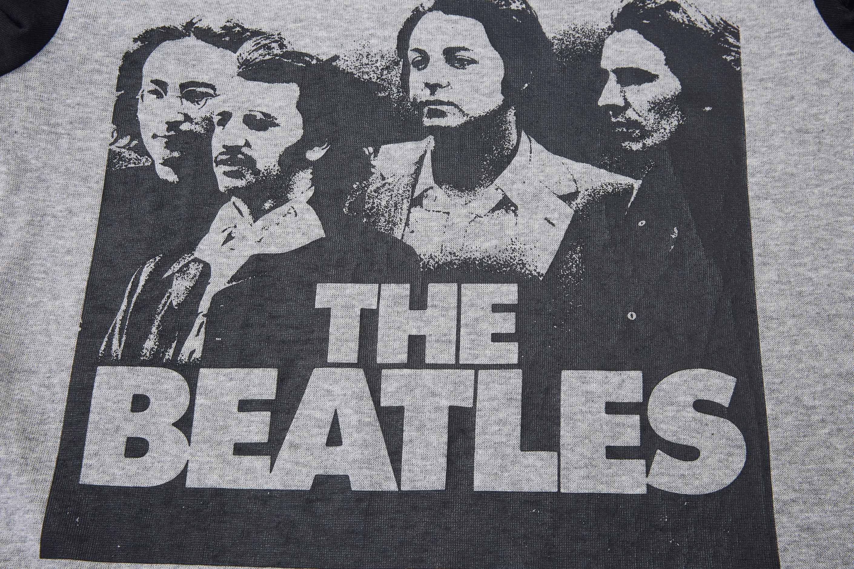 The Beatles Vintage Graphic Contrast Sleeve T-Shirt