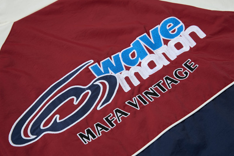 Retro Racing Colorblock Bomber Jacket | MAFA Vintage