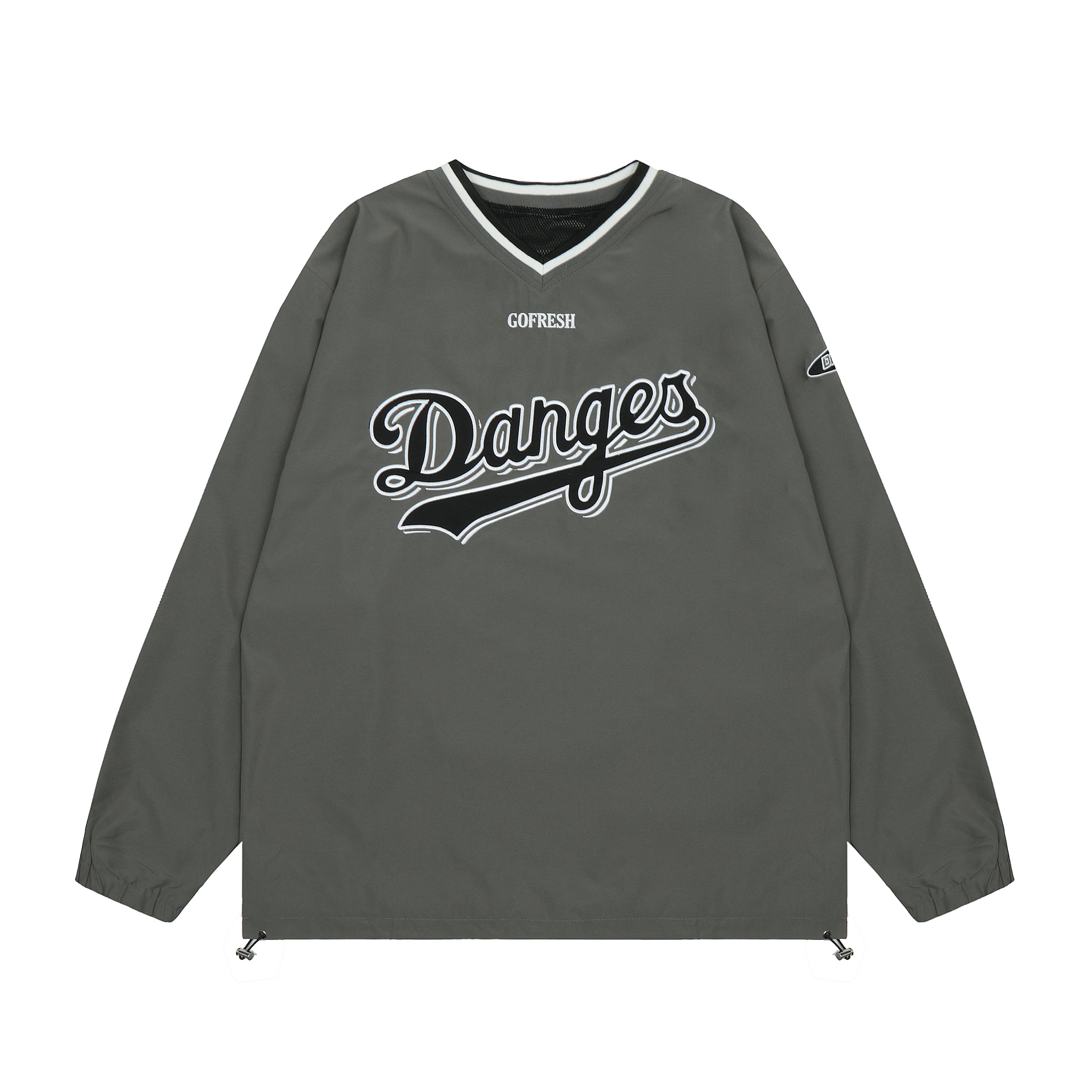 Danges Varsity Windbreaker Pullover | Oversized Streetwear Top