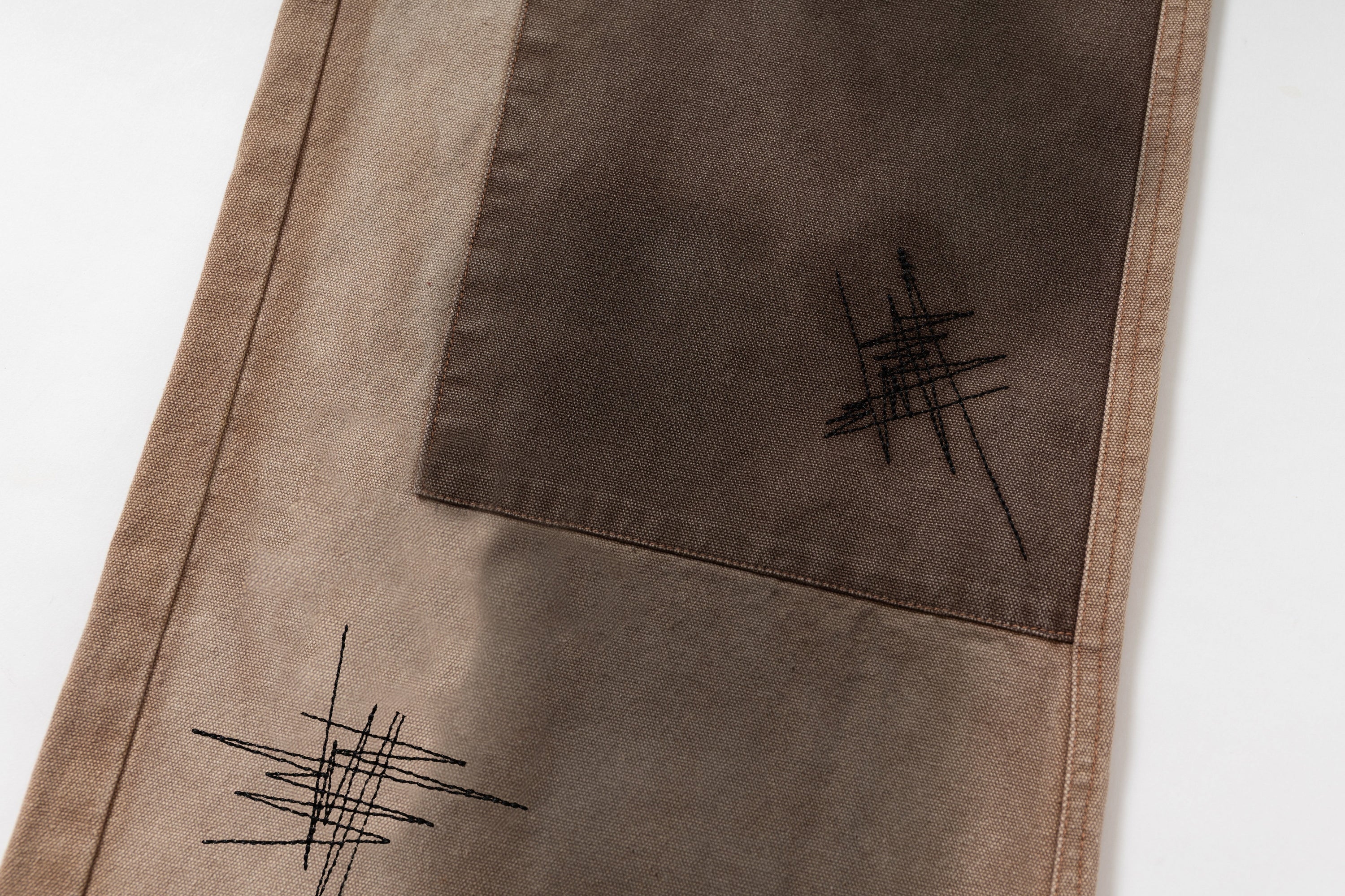 Omirad Spray-Dye Patchwork Wide-Leg Cargo Jeans | SEAKOFF