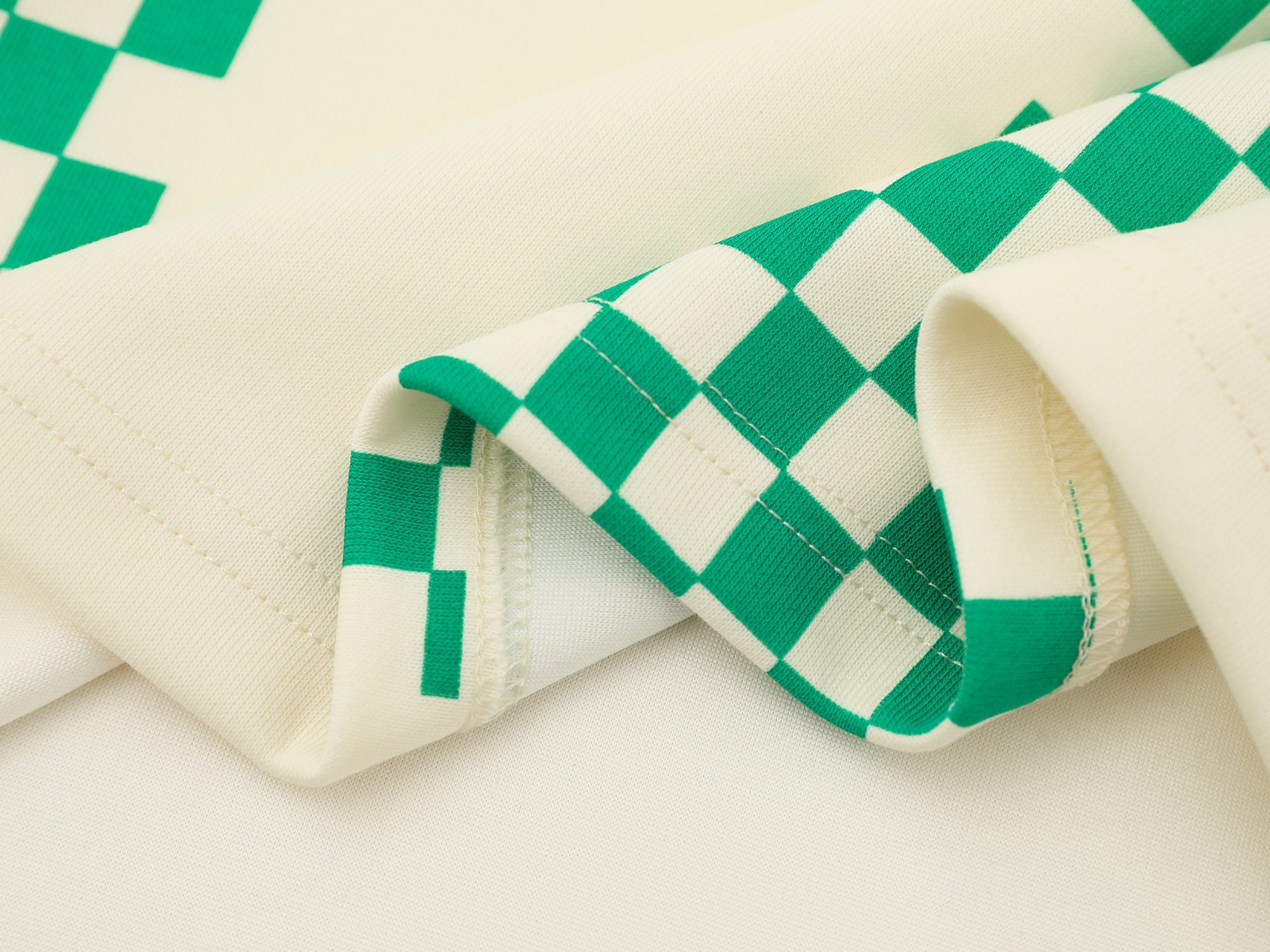 Checkered Racing Long Sleeve Jersey | Streetwear Polo