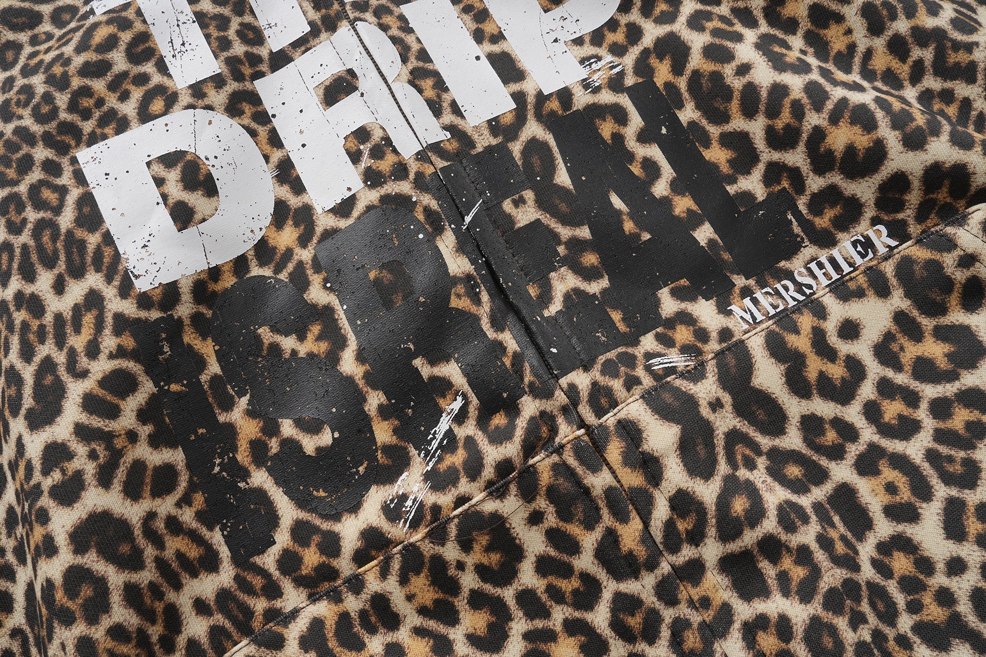 Leopard Print Graphic Zip-Up Hoodie | Bold Streetwear