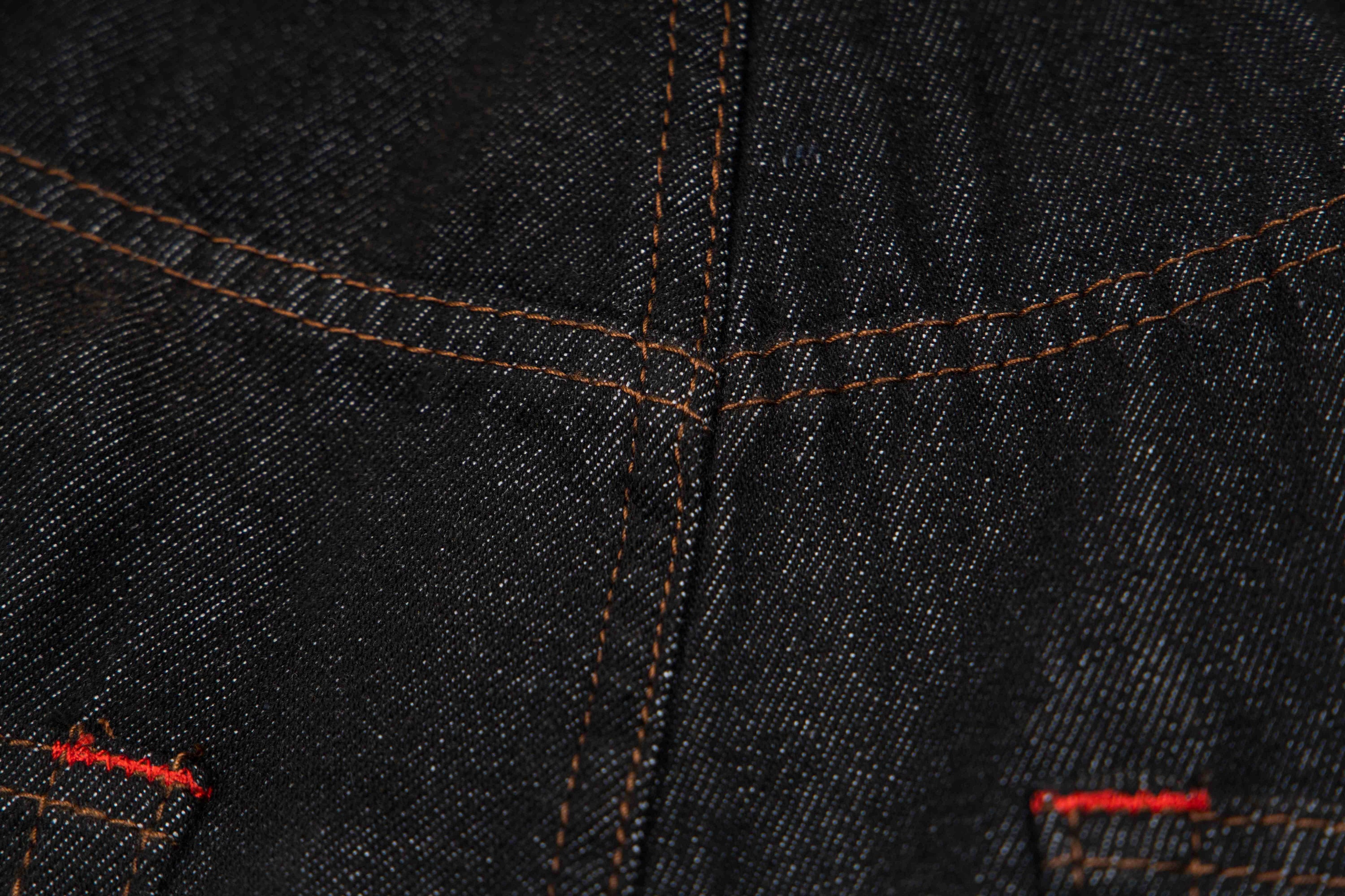 Omirad Hook Closure Wide-Leg Denim Pants | Dark Wash