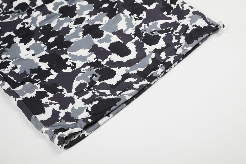 Abstract Camo Wide-Leg Sweatpants | Oversized Streetwear