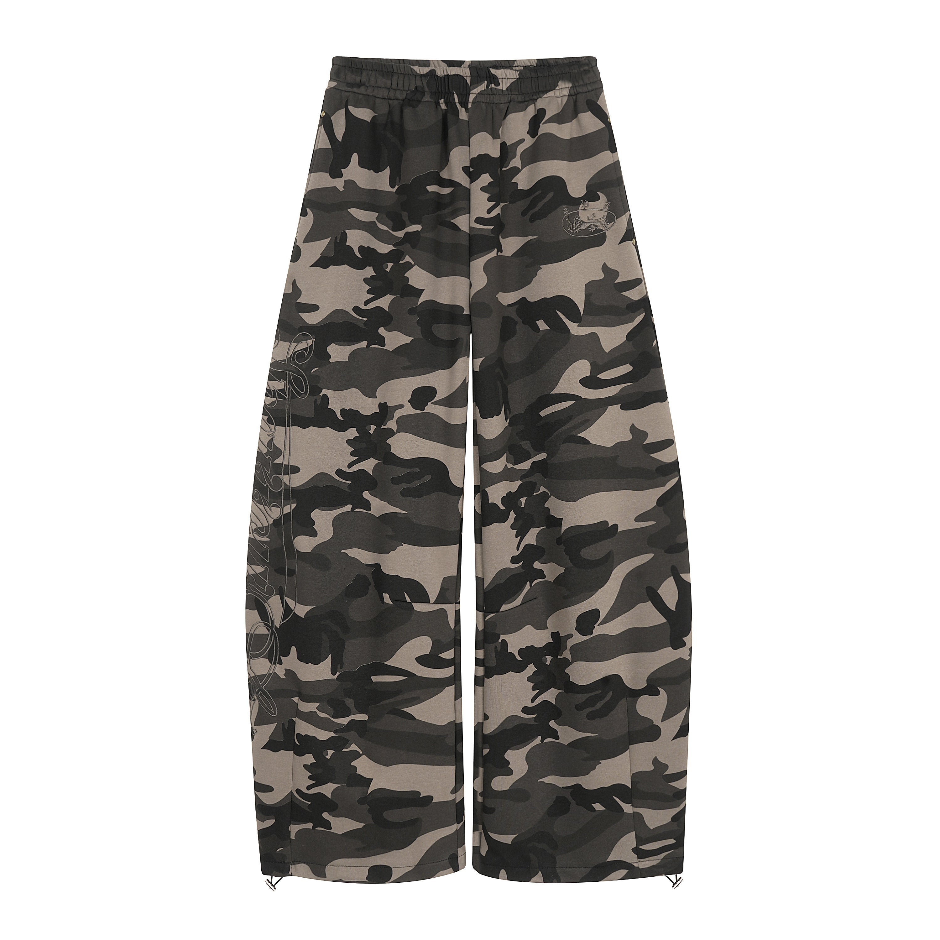 Omirad Camo Wide-Leg Track Pants | Tactical Streetwear
