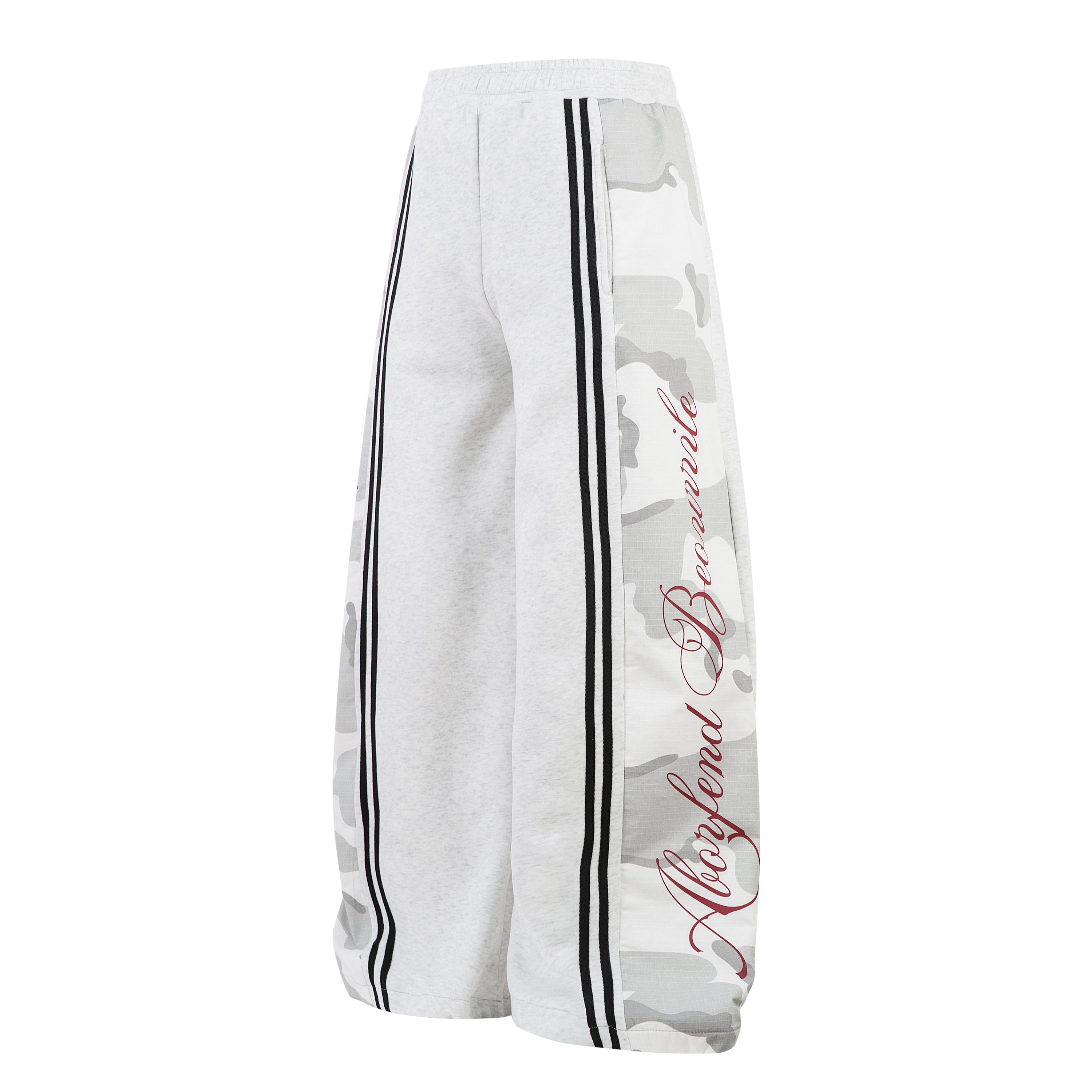 Omirad Camo Panel Wide-Leg Sweatpants | Street Style
